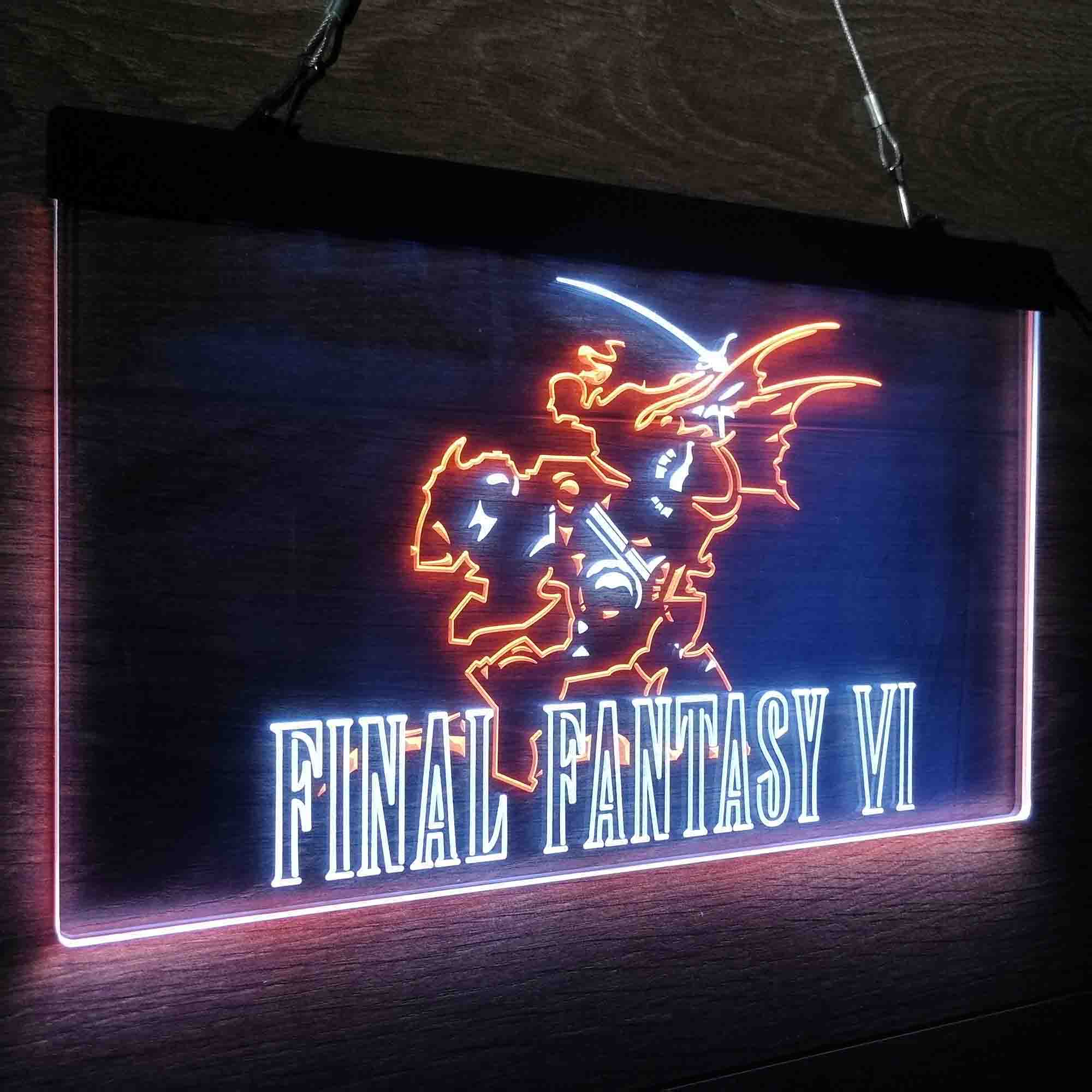 Final Fantasy VI Game Room Neon-Like LED Sign - Image 25
