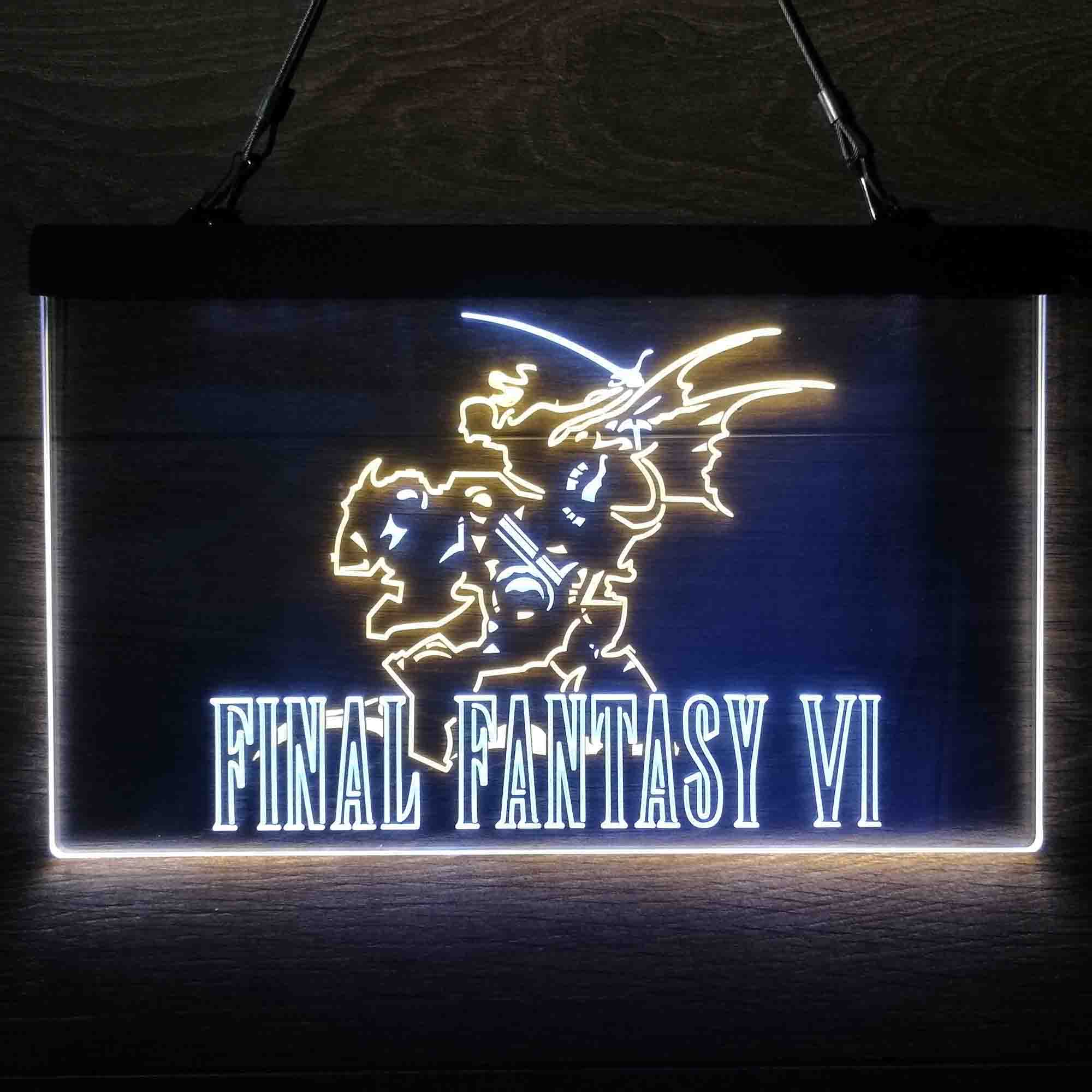 Final Fantasy VI Game Room Neon-Like LED Sign - Image 3