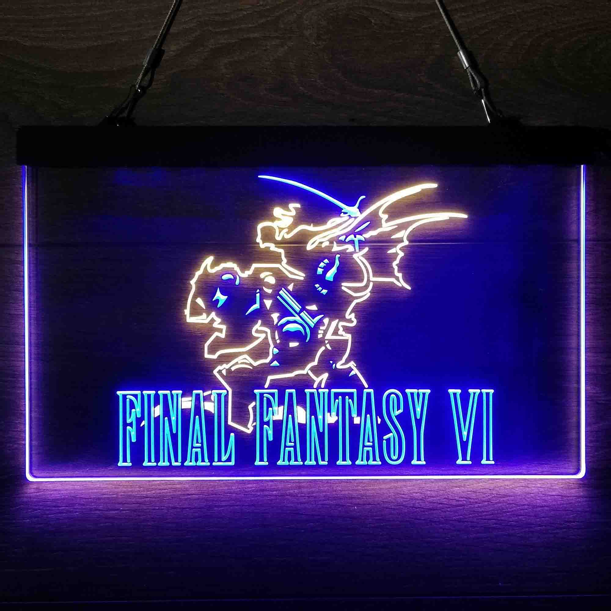 Final Fantasy VI Game Room Neon-Like LED Sign - Image 5
