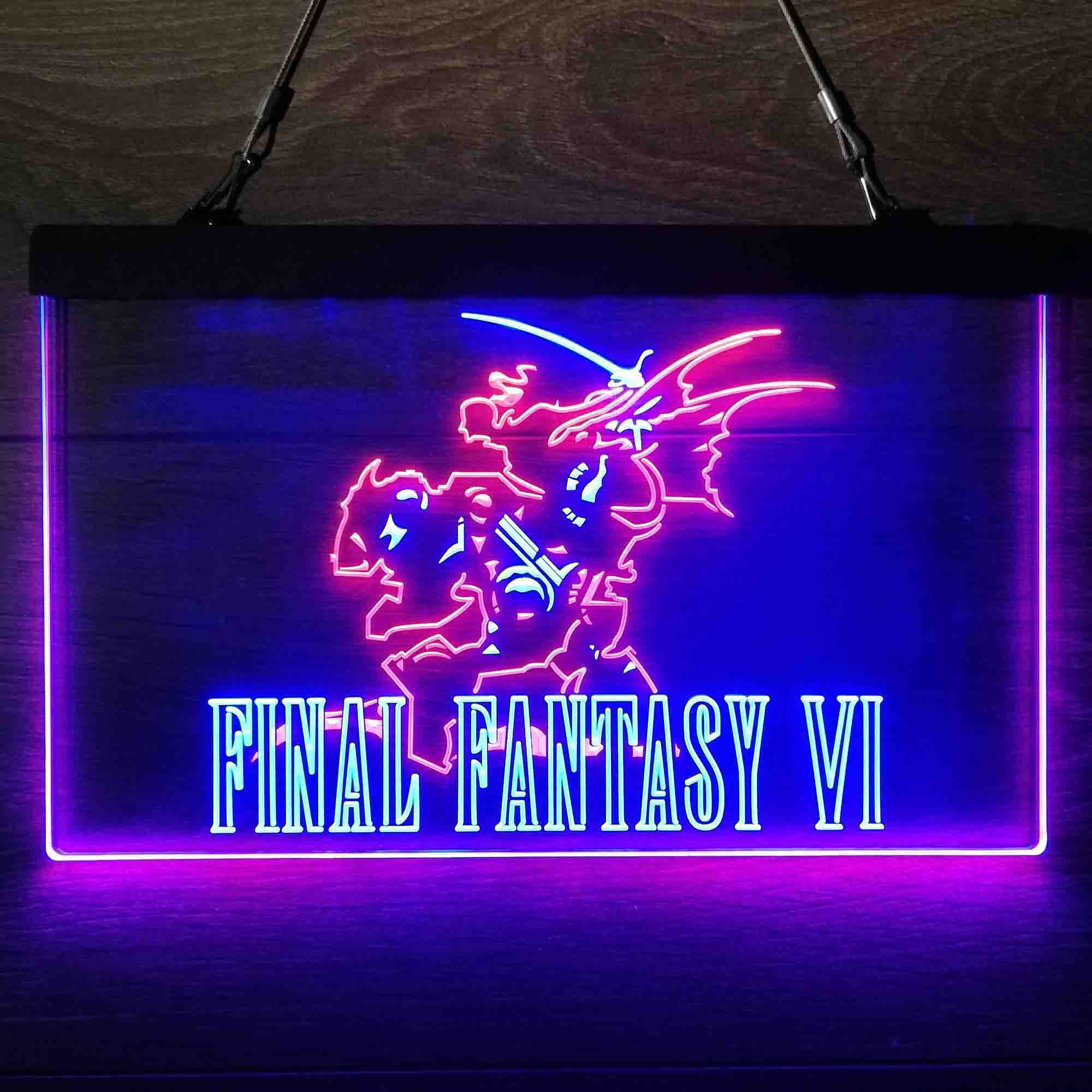 Final Fantasy VI Game Room Neon-Like LED Sign - Image 7