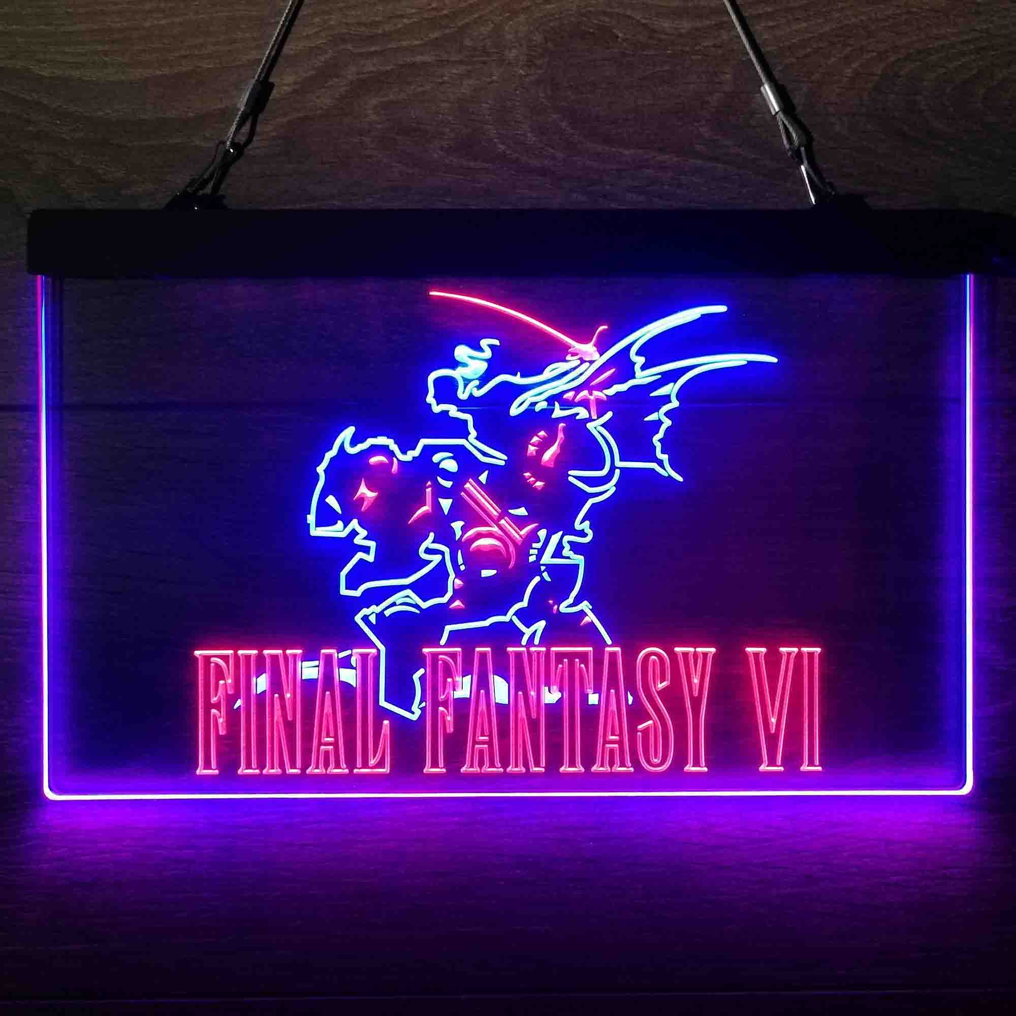 Final Fantasy VI Game Room Neon-Like LED Sign - Image 8