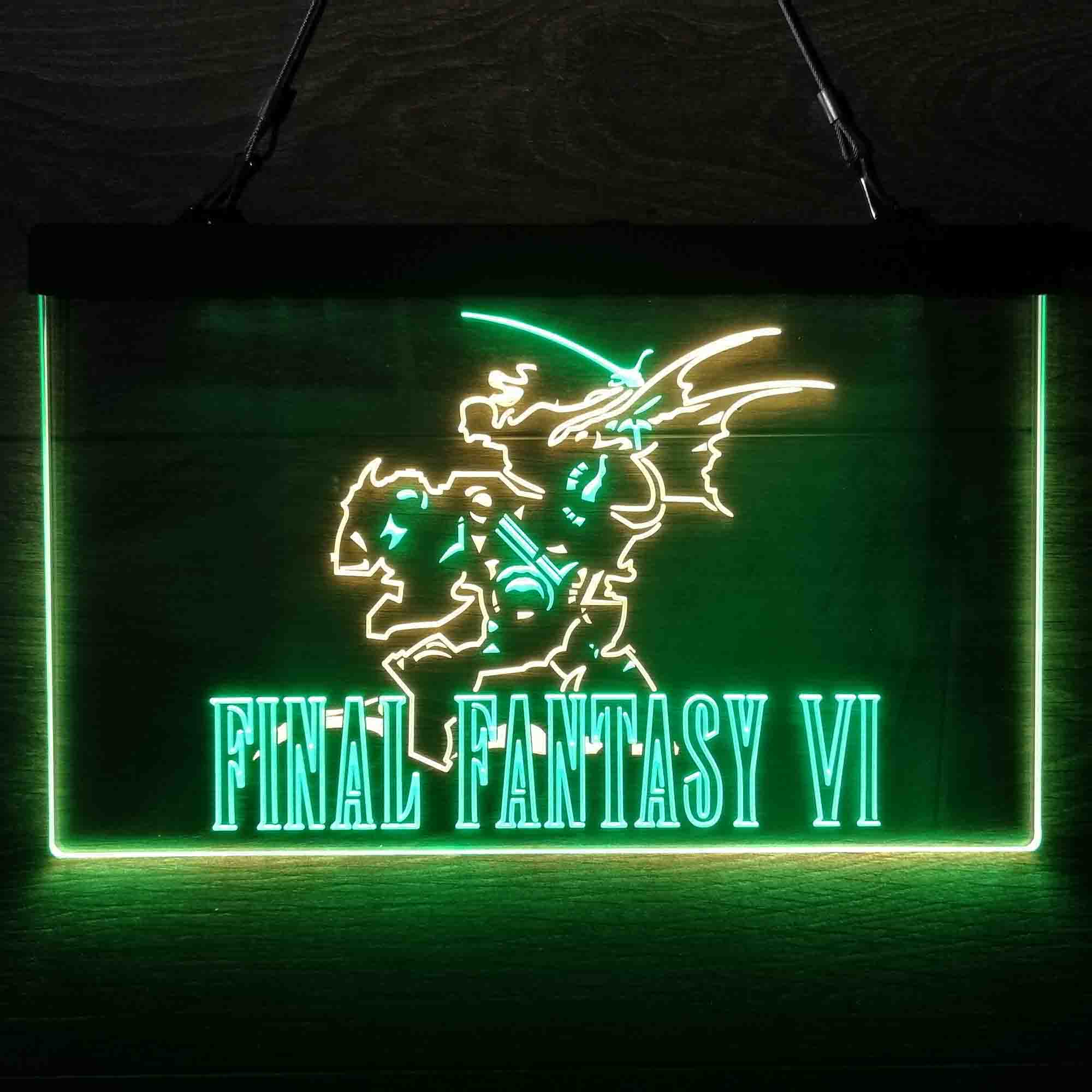 Final Fantasy VI Game Room Neon-Like LED Sign - Image 9
