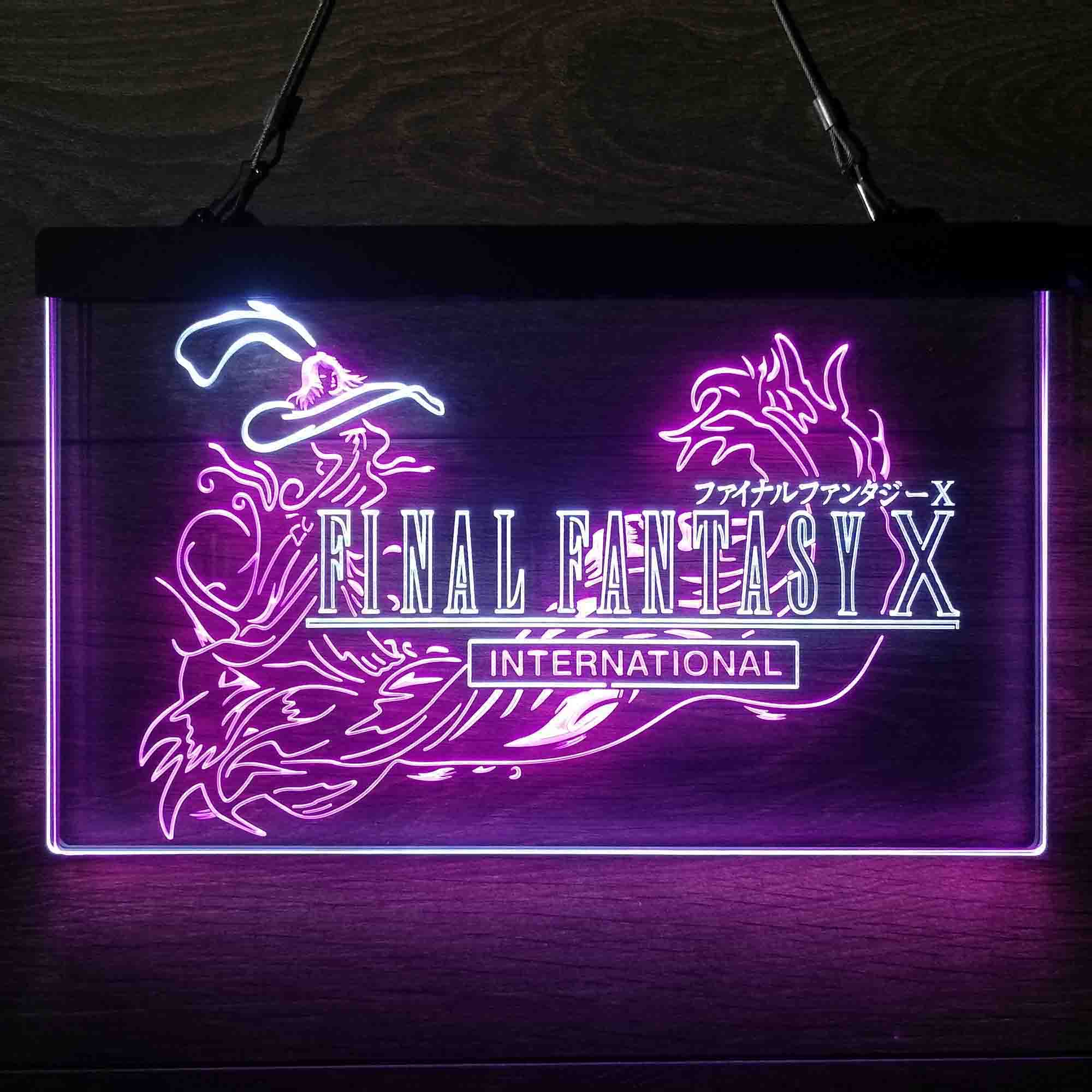 Final Fantasy X Game Room Neon-Like LED Sign