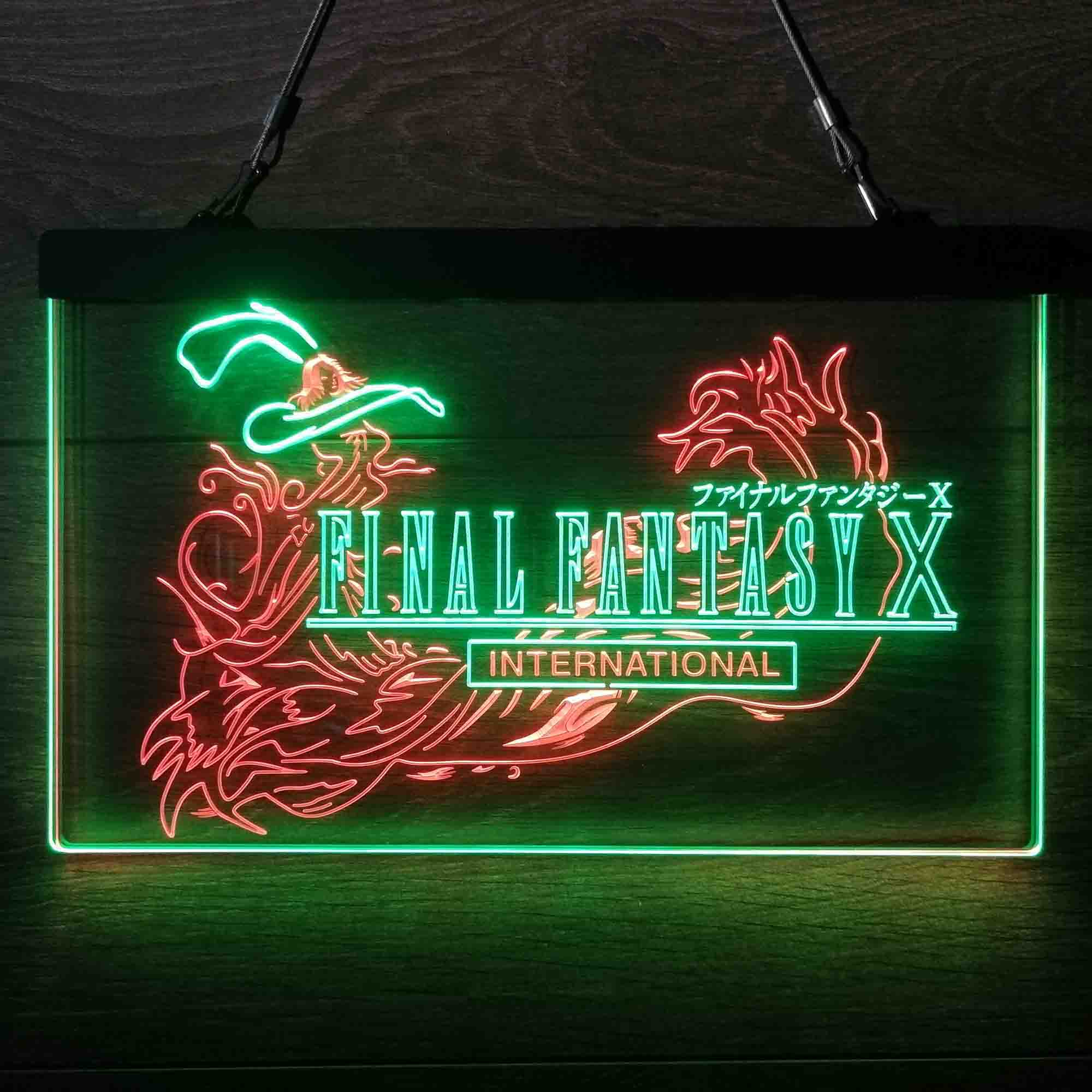 Final Fantasy X Game Room Neon-Like LED Sign - Image 10