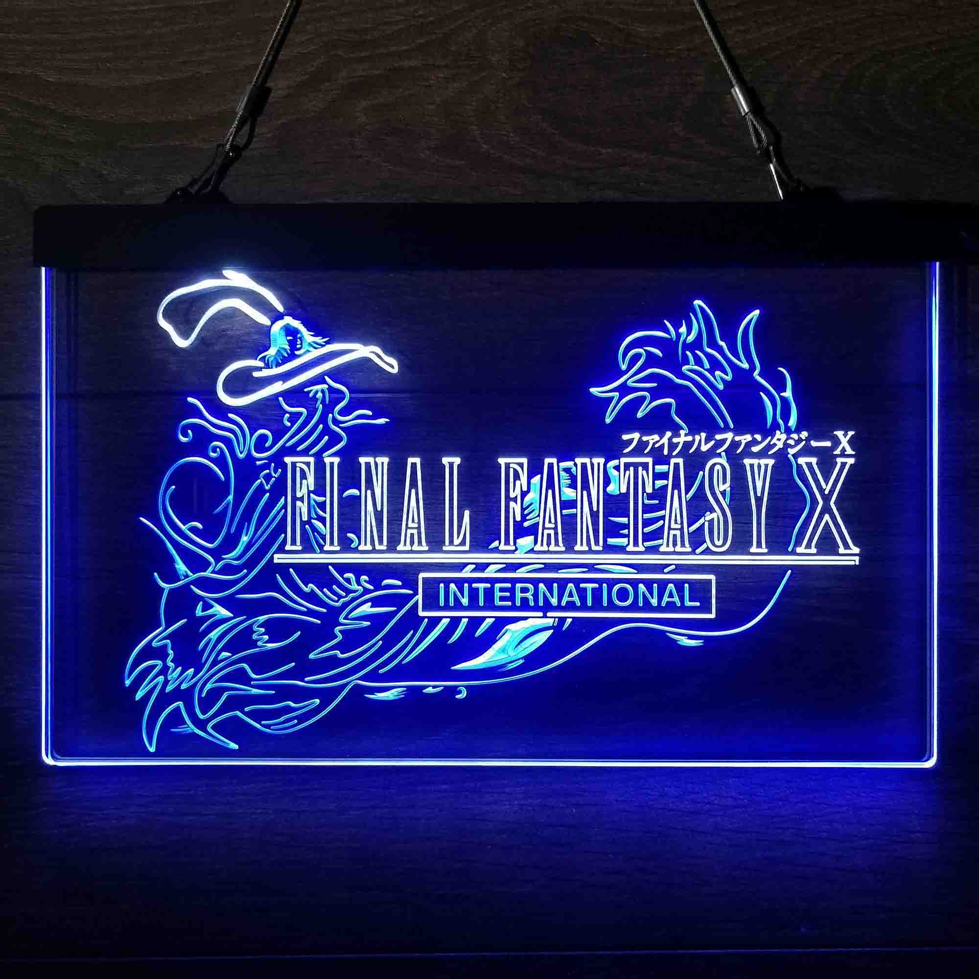 Final Fantasy X Game Room Neon-Like LED Sign - Image 11