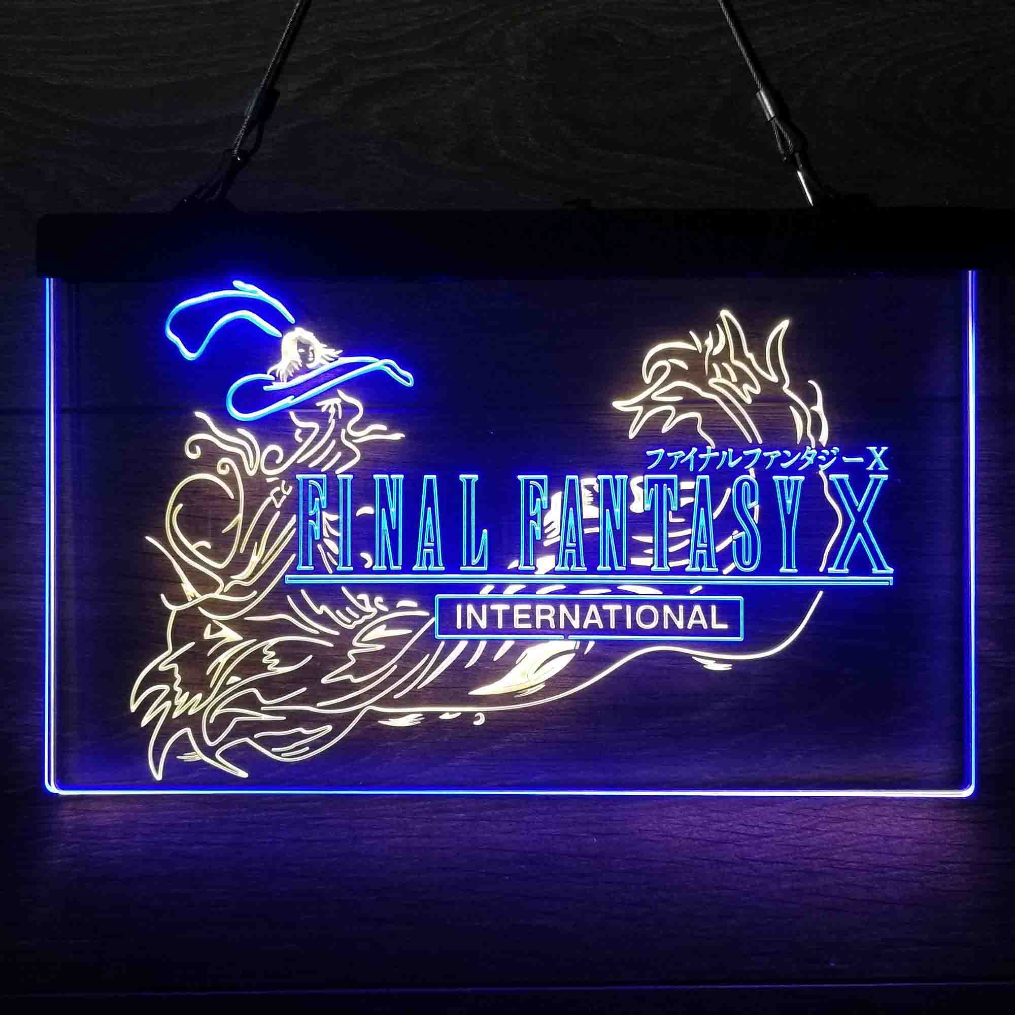 Final Fantasy X Game Room Neon-Like LED Sign - Image 12