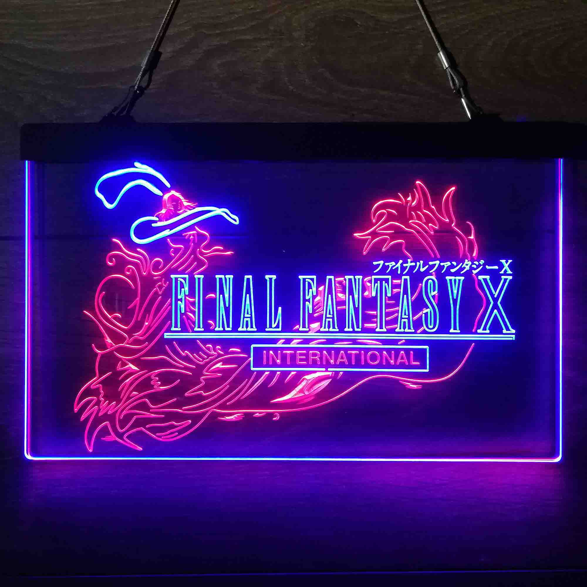 Final Fantasy X Game Room Neon-Like LED Sign - Image 13