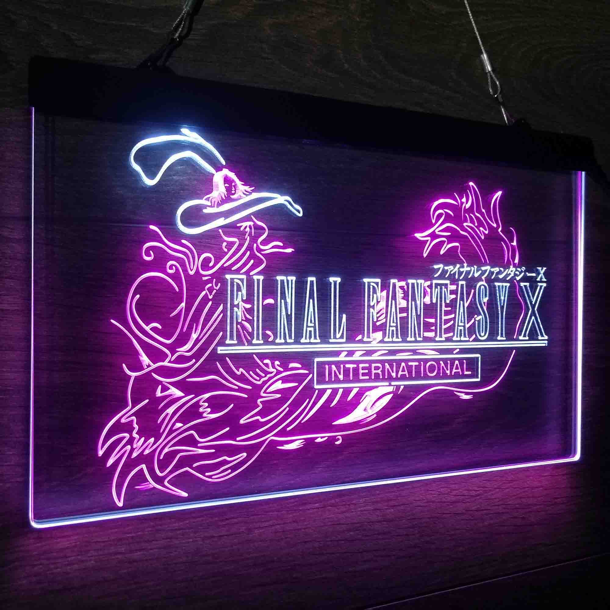 Final Fantasy X Game Room Neon-Like LED Sign - Image 14