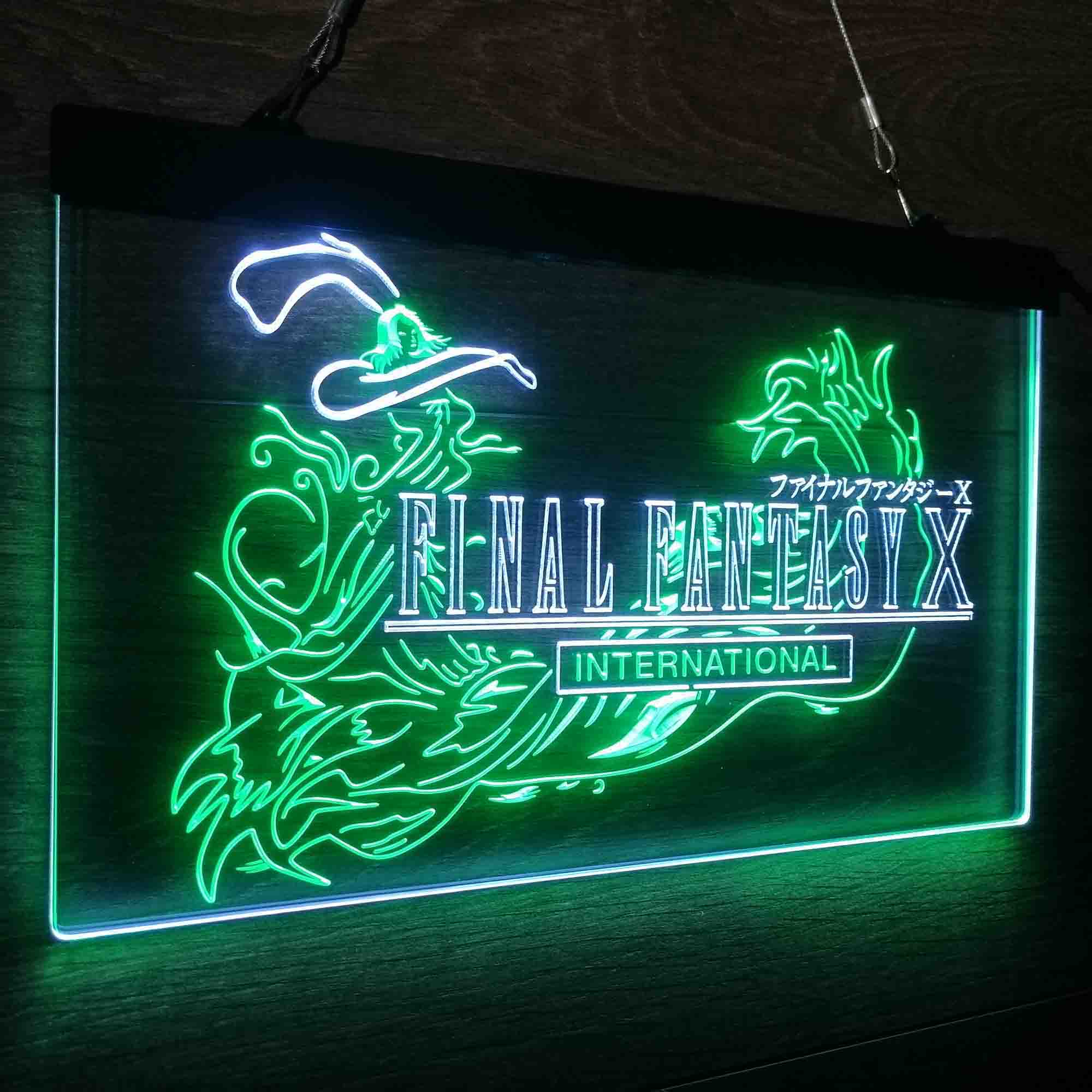 Final Fantasy X Game Room Neon-Like LED Sign - Image 15