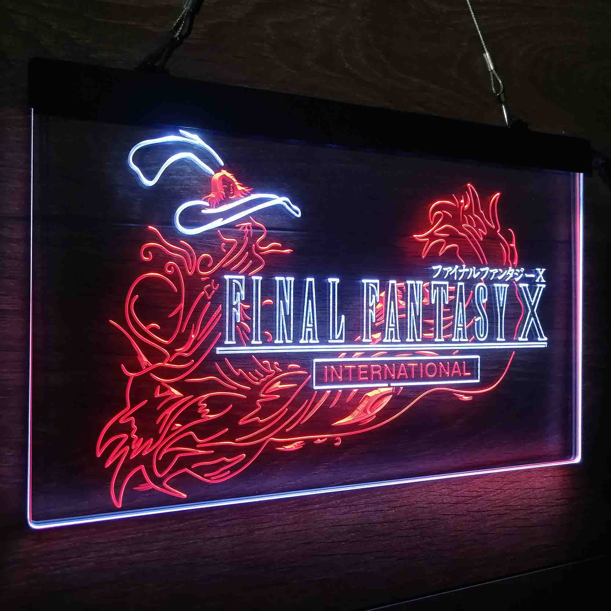 Final Fantasy X Game Room Neon-Like LED Sign - Image 16