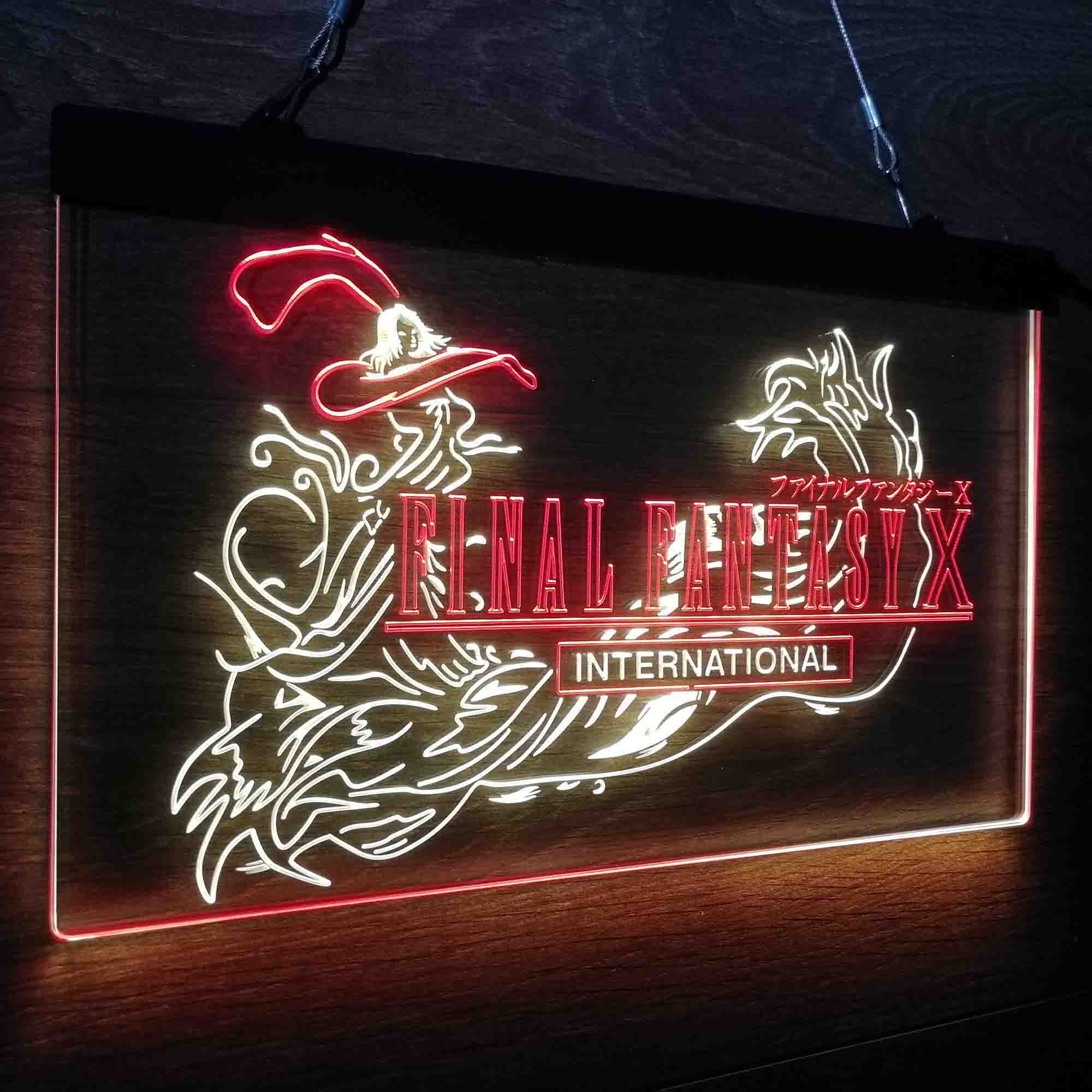 Final Fantasy X Game Room Neon-Like LED Sign - Image 17