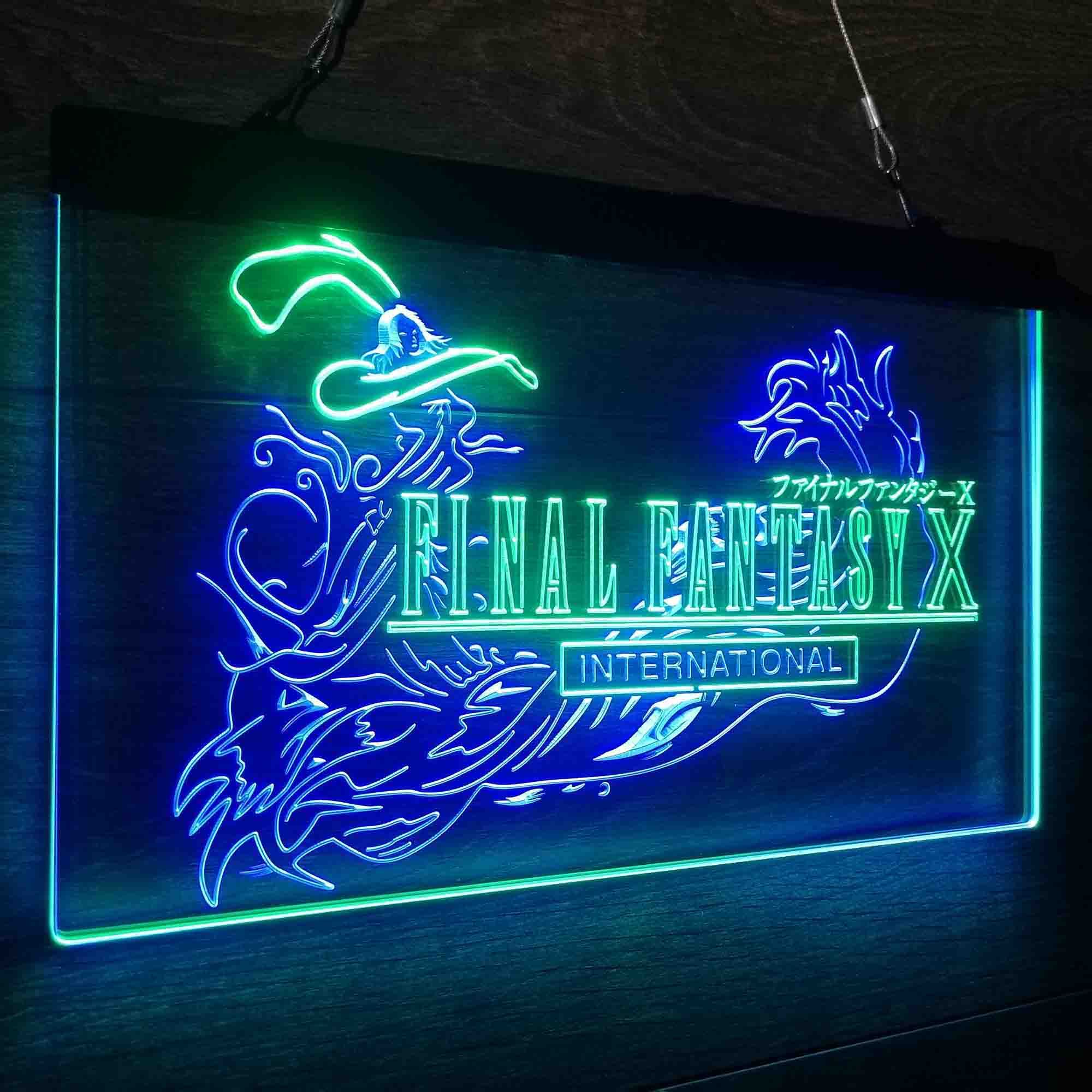 Final Fantasy X Game Room Neon-Like LED Sign - Image 18