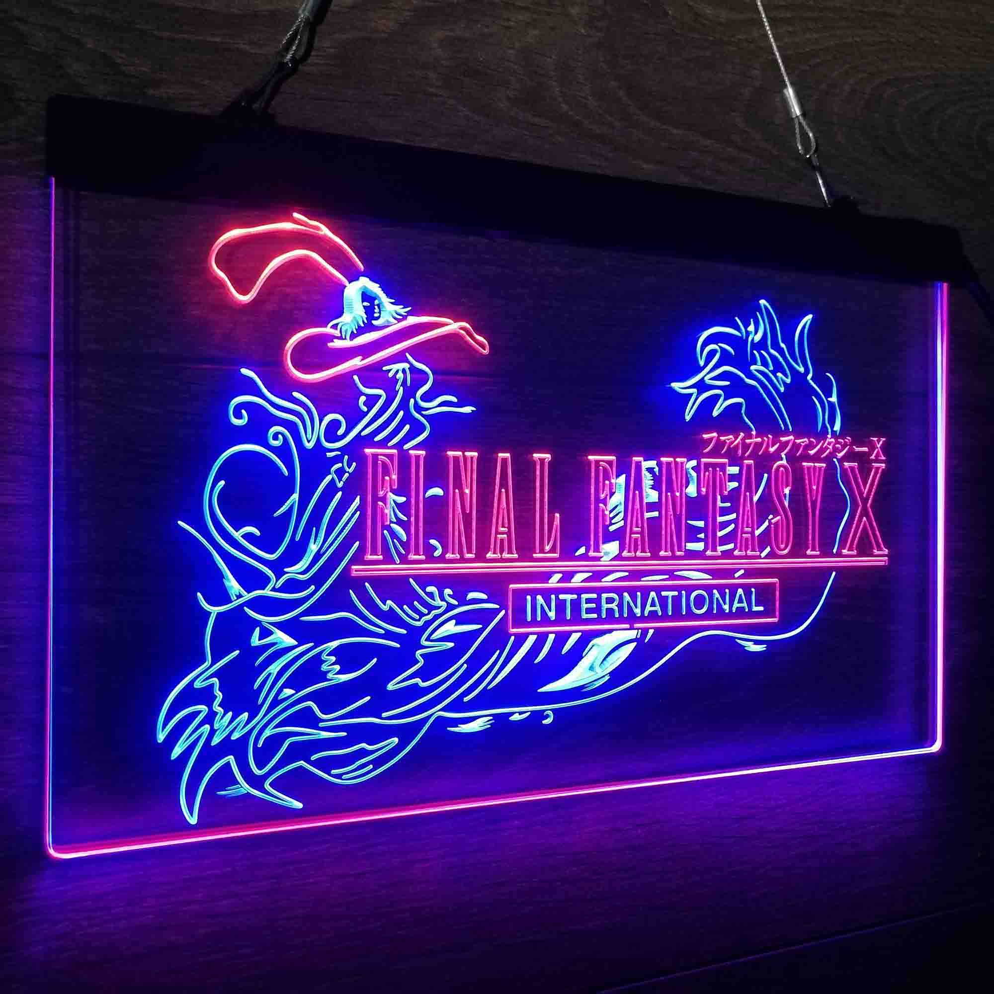 Final Fantasy X Game Room Neon-Like LED Sign - Image 20