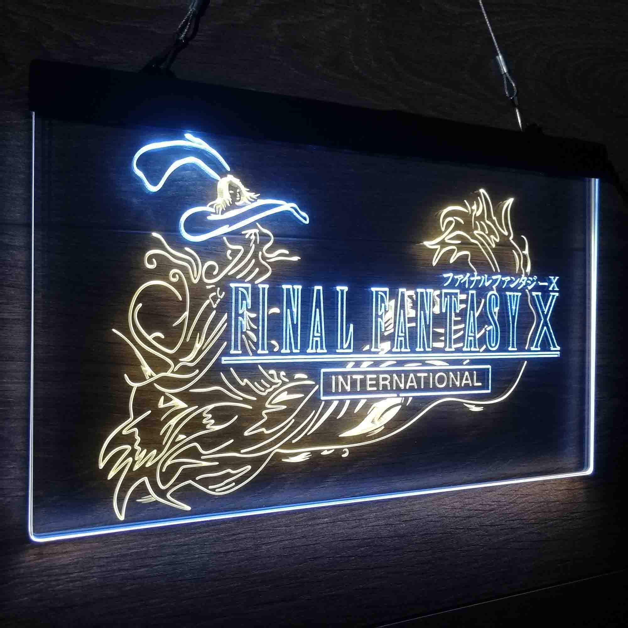 Final Fantasy X Game Room Neon-Like LED Sign - Image 21