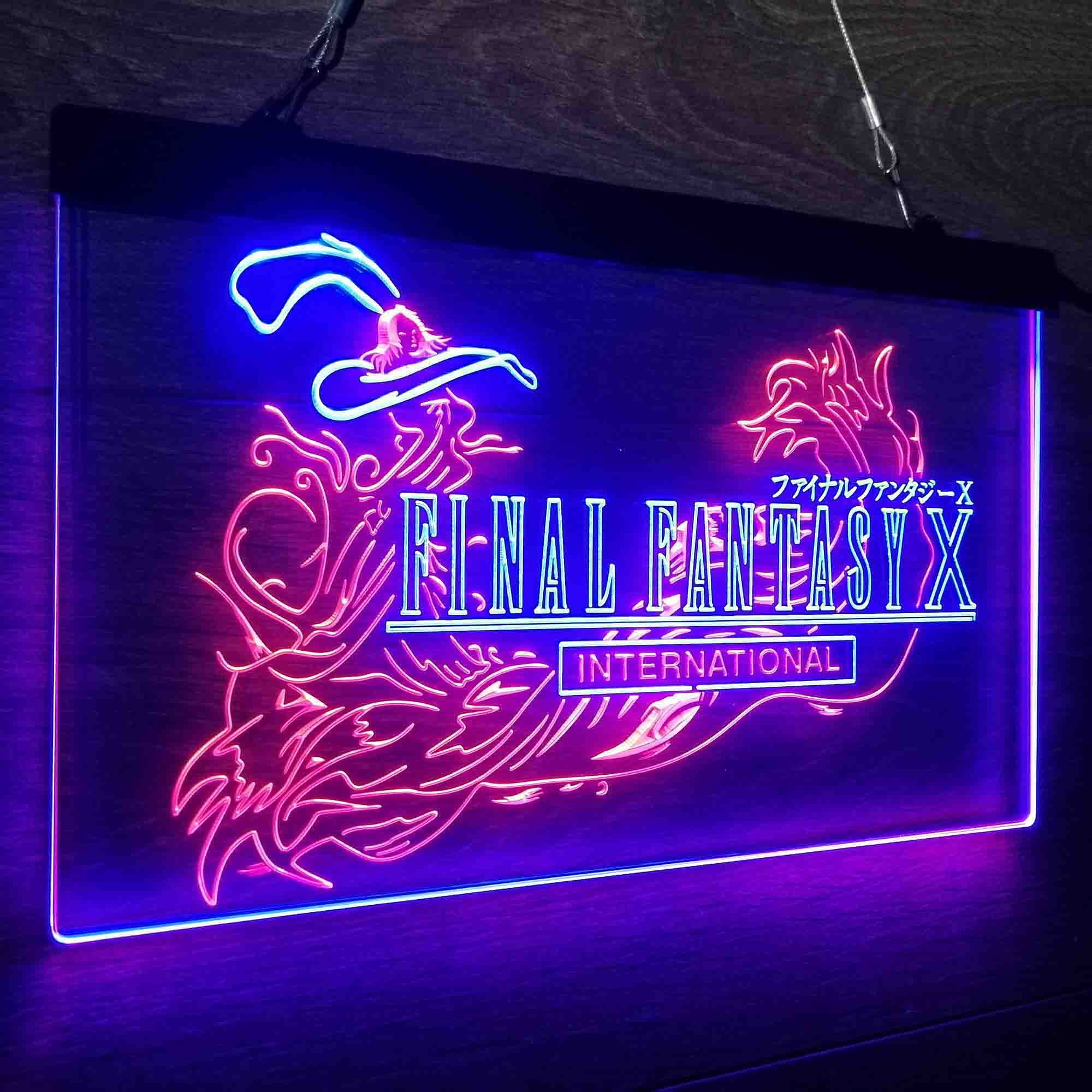 Final Fantasy X Game Room Neon-Like LED Sign - Image 26