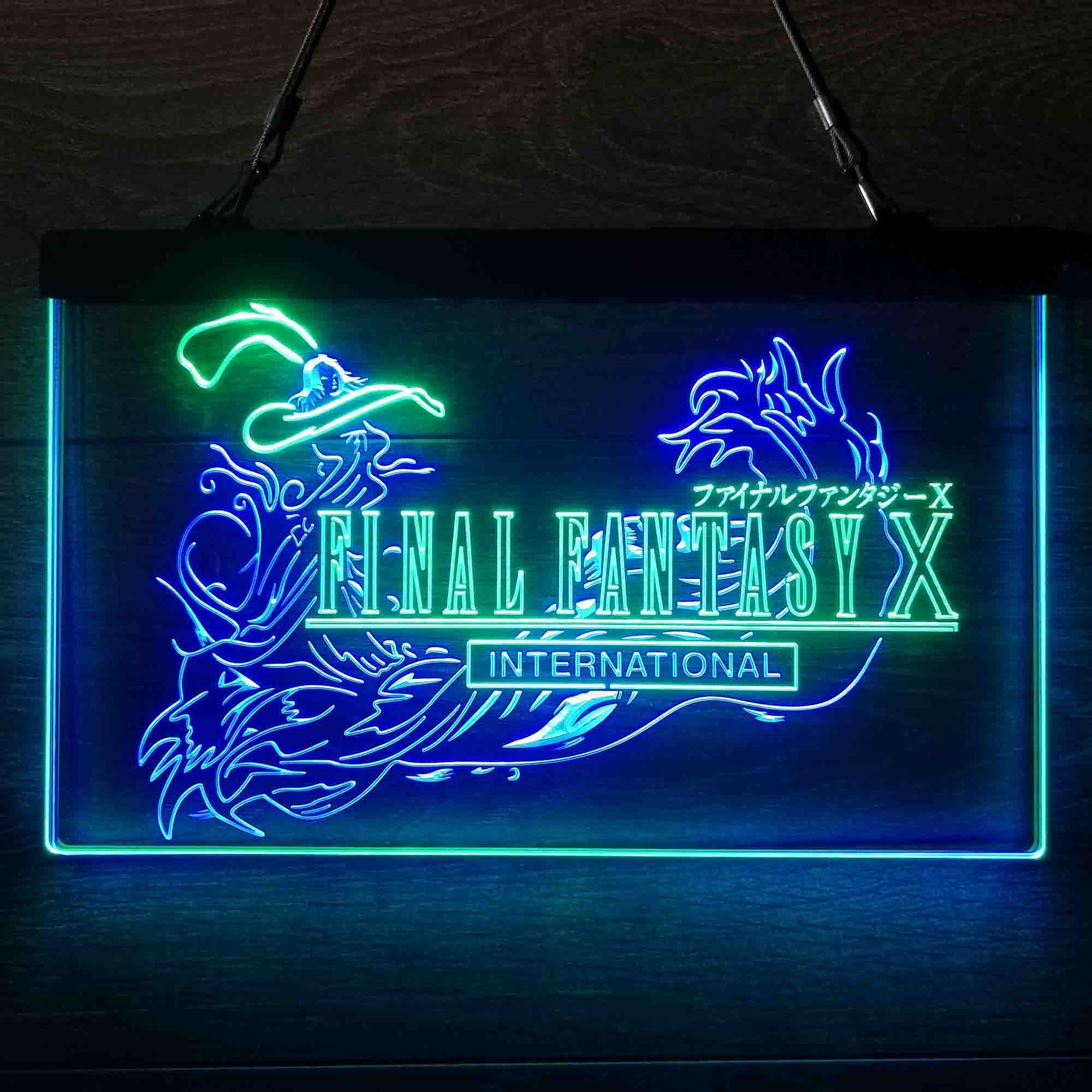 Final Fantasy X Game Room Neon-Like LED Sign - Image 5