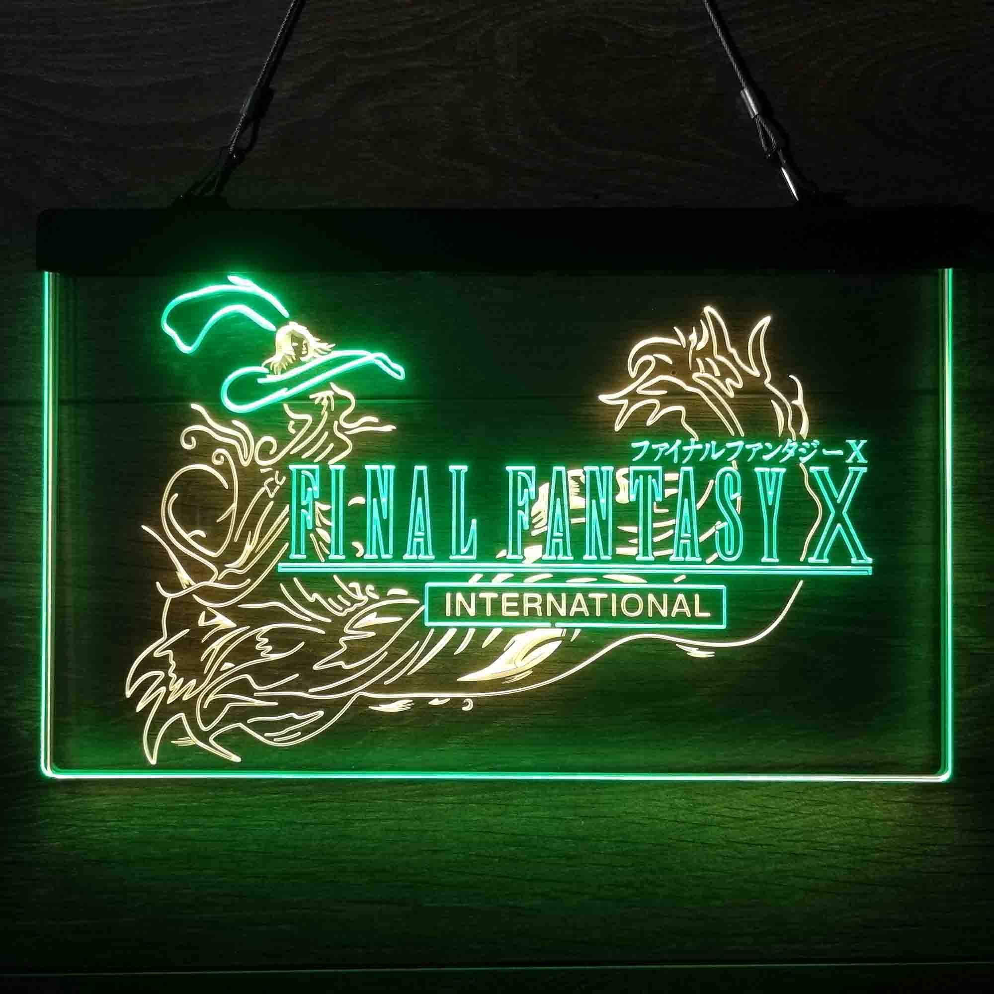 Final Fantasy X Game Room Neon-Like LED Sign - Image 6