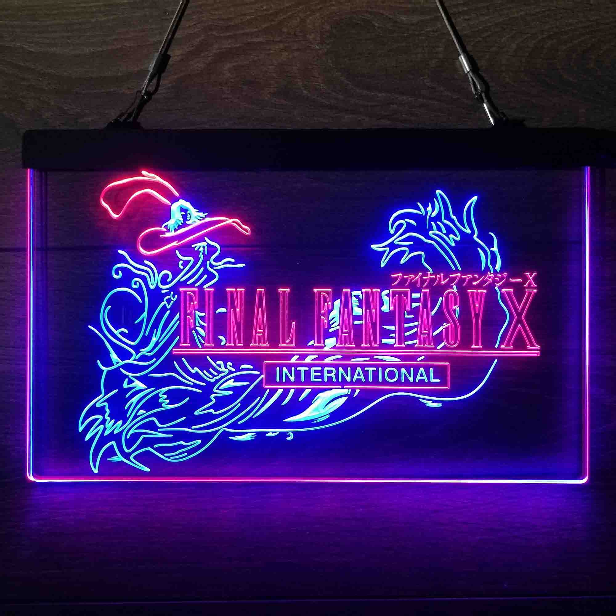 Final Fantasy X Game Room Neon-Like LED Sign - Image 7