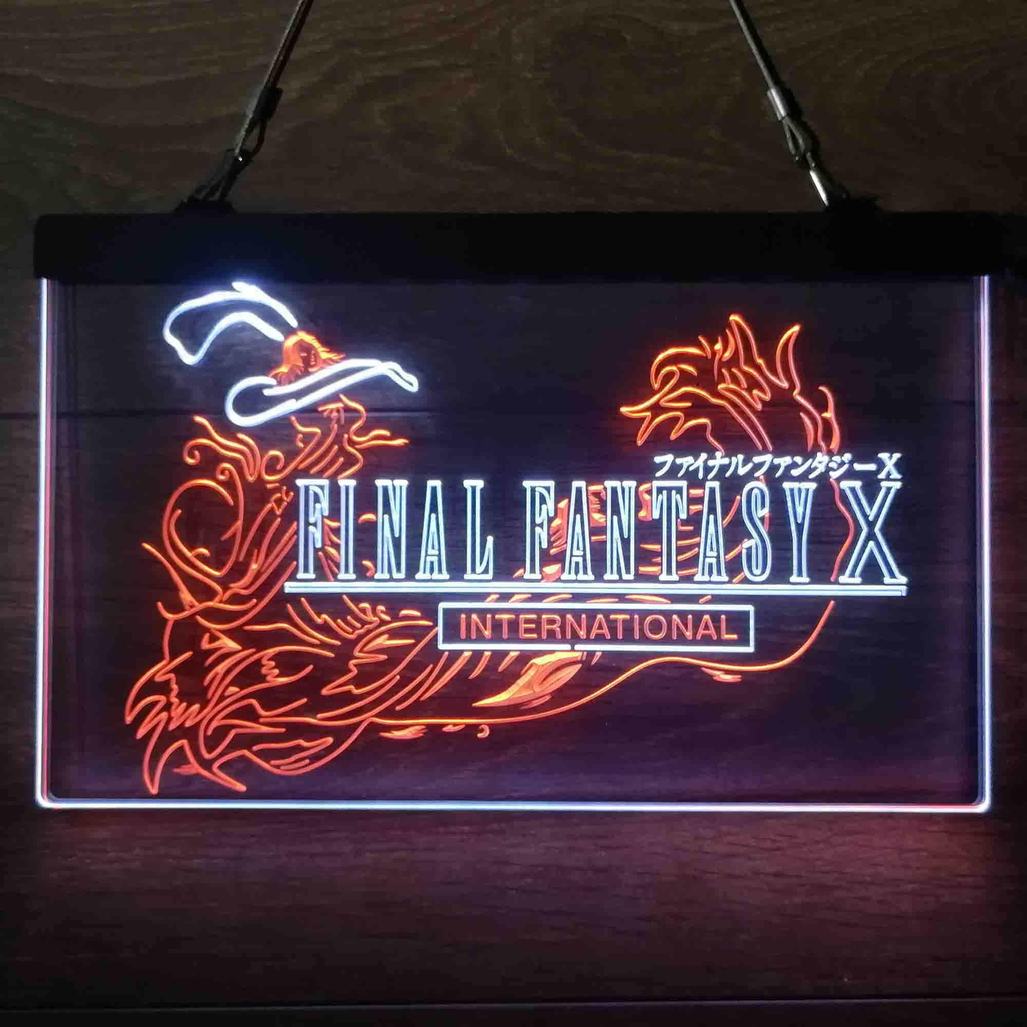 Final Fantasy X Game Room Neon-Like LED Sign - Image 9
