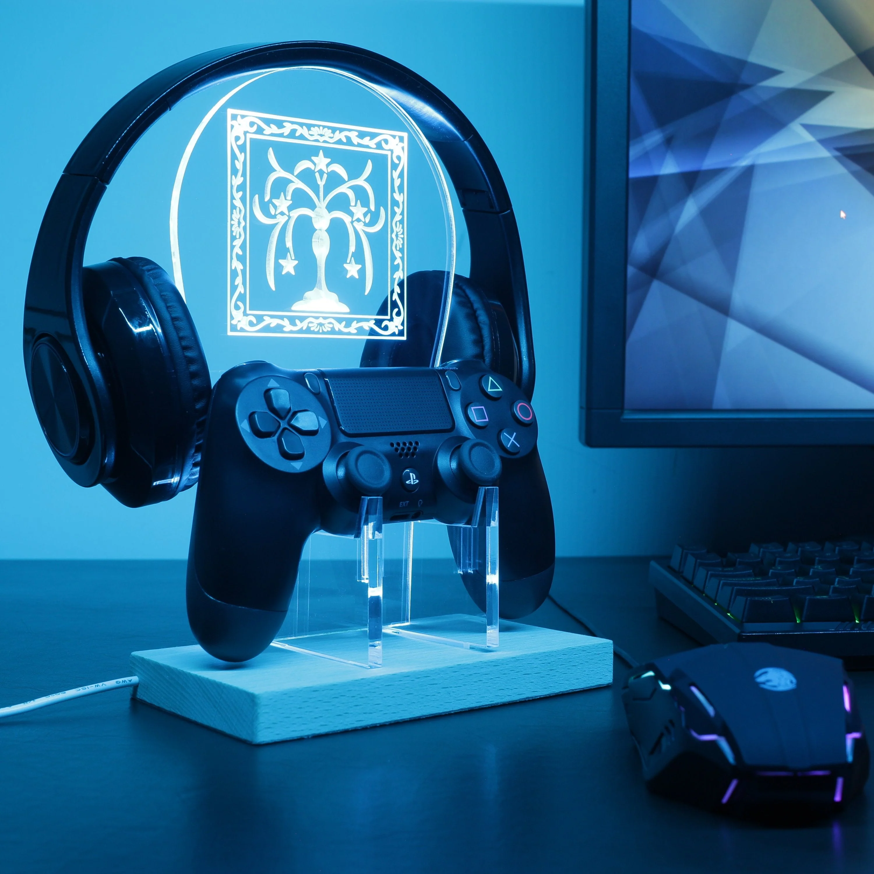 Final Fantasy XI - Windurst LED Gaming Headset Controller Stand - Image 3