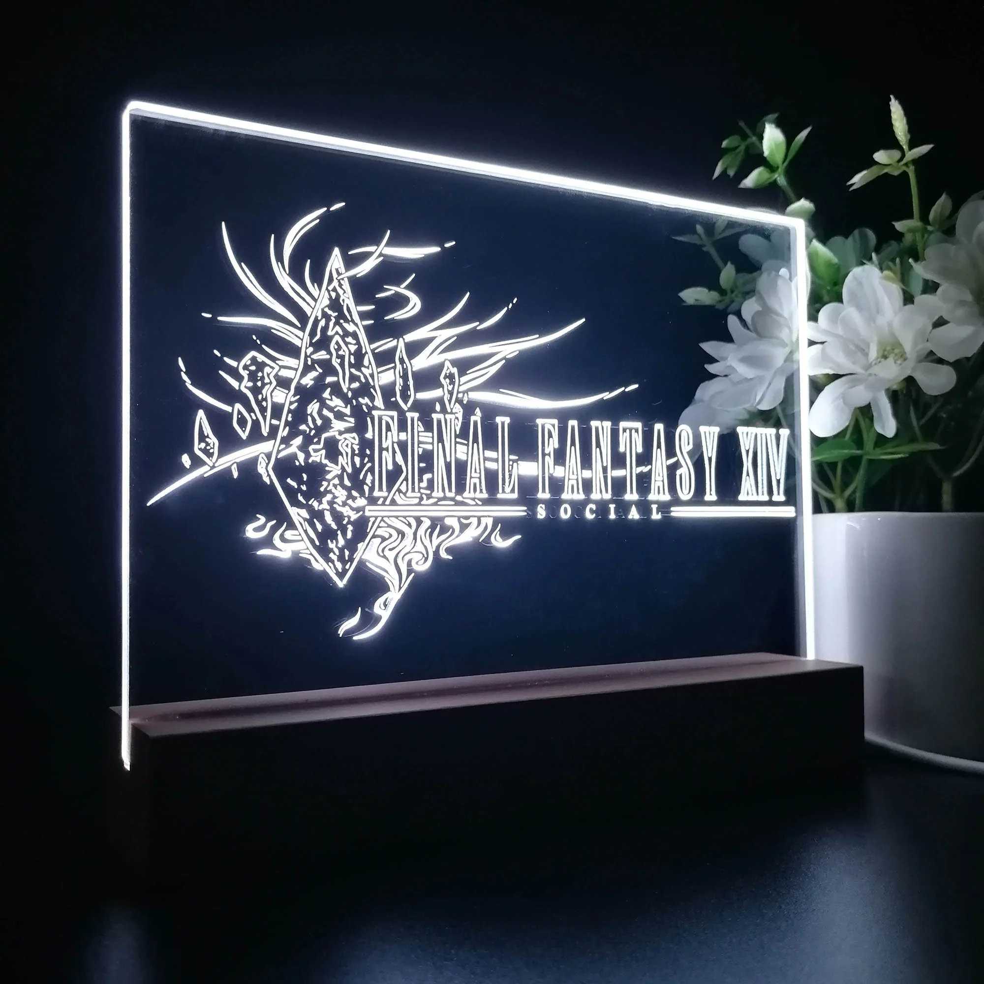 Final Fantasy XIV Neon Sign Game Room Lamp - Image 7