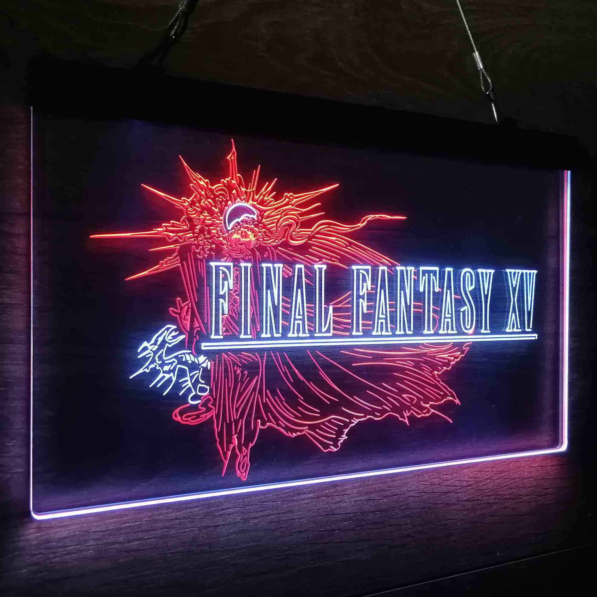 Final Fantasy XV Game Room Neon-Like LED Sign - Image 25