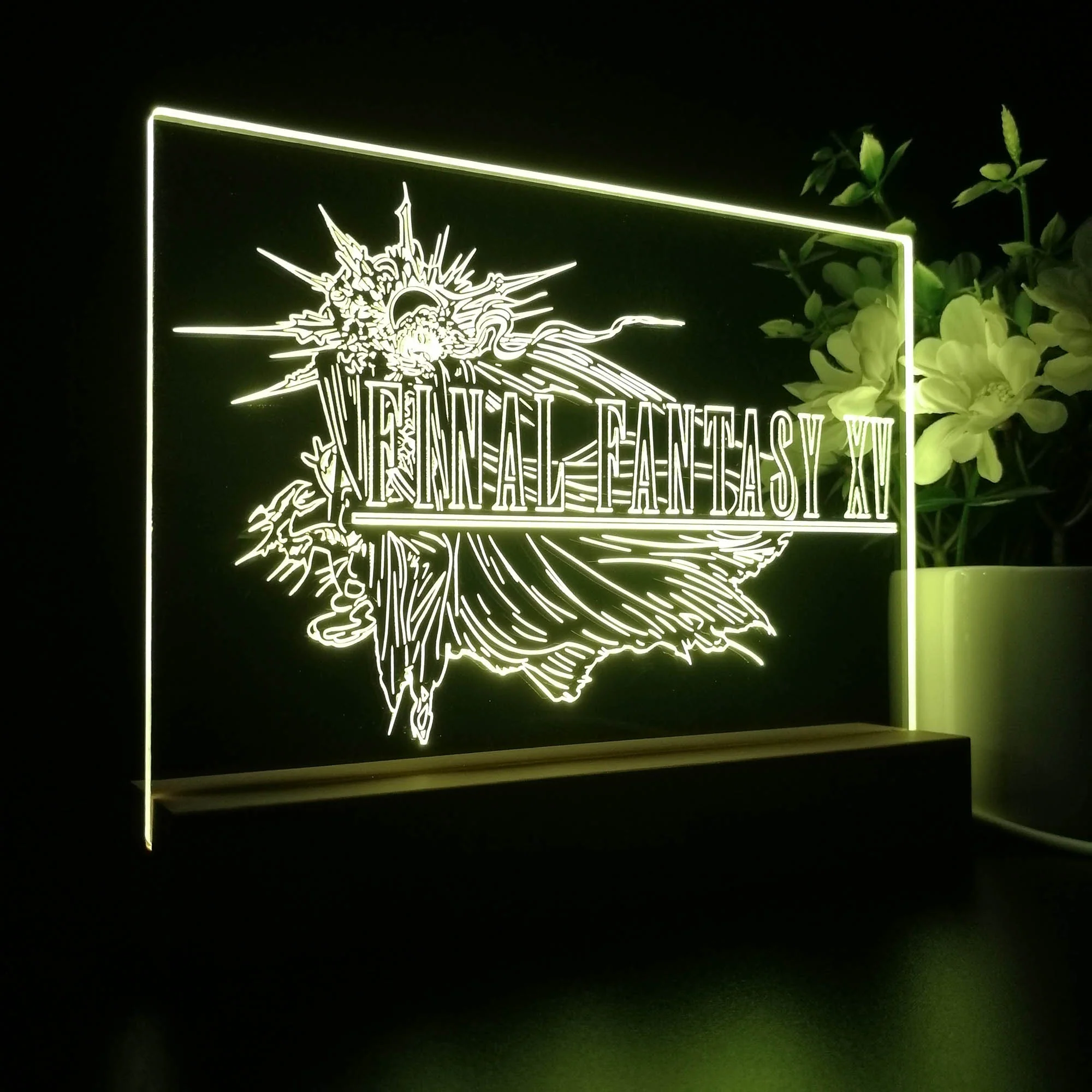 Final Fantasy XV Neon Sign Game Room Lamp - Image 5