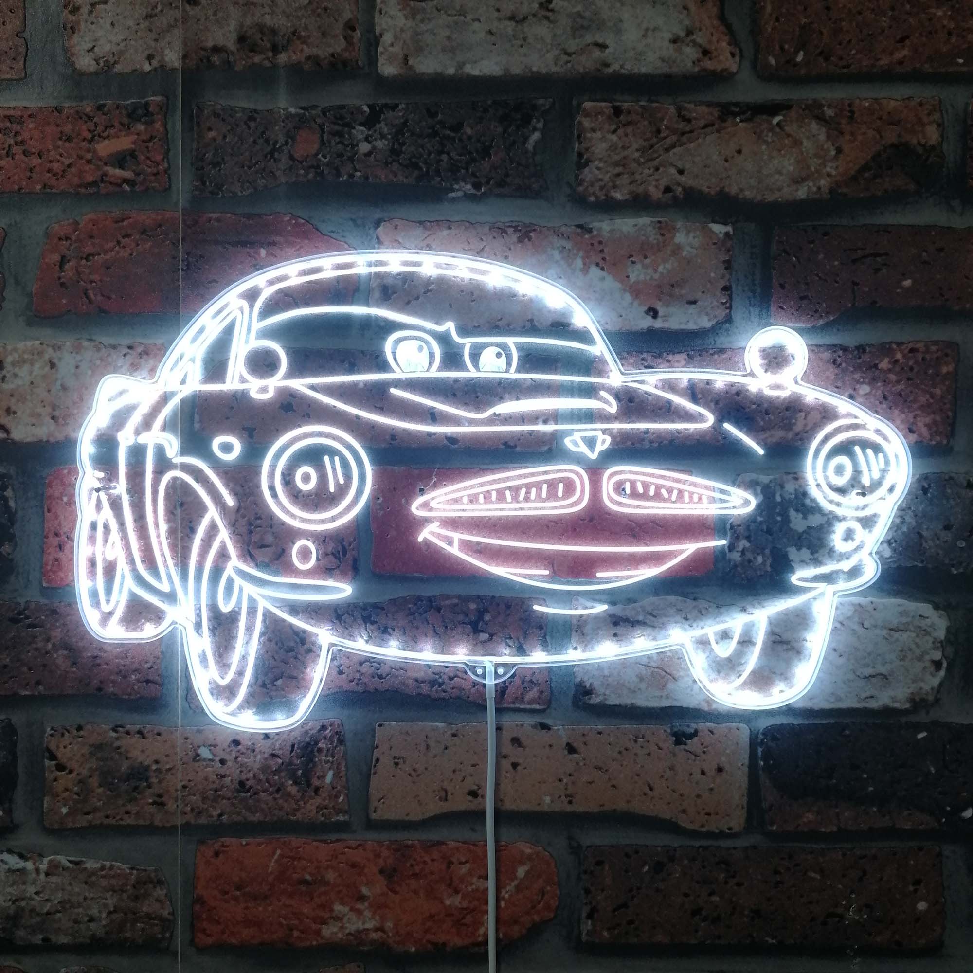 Finn McMissile Mcqueen Cartoon Neon LED Sign with Dynamic RGB Colors - Image 3