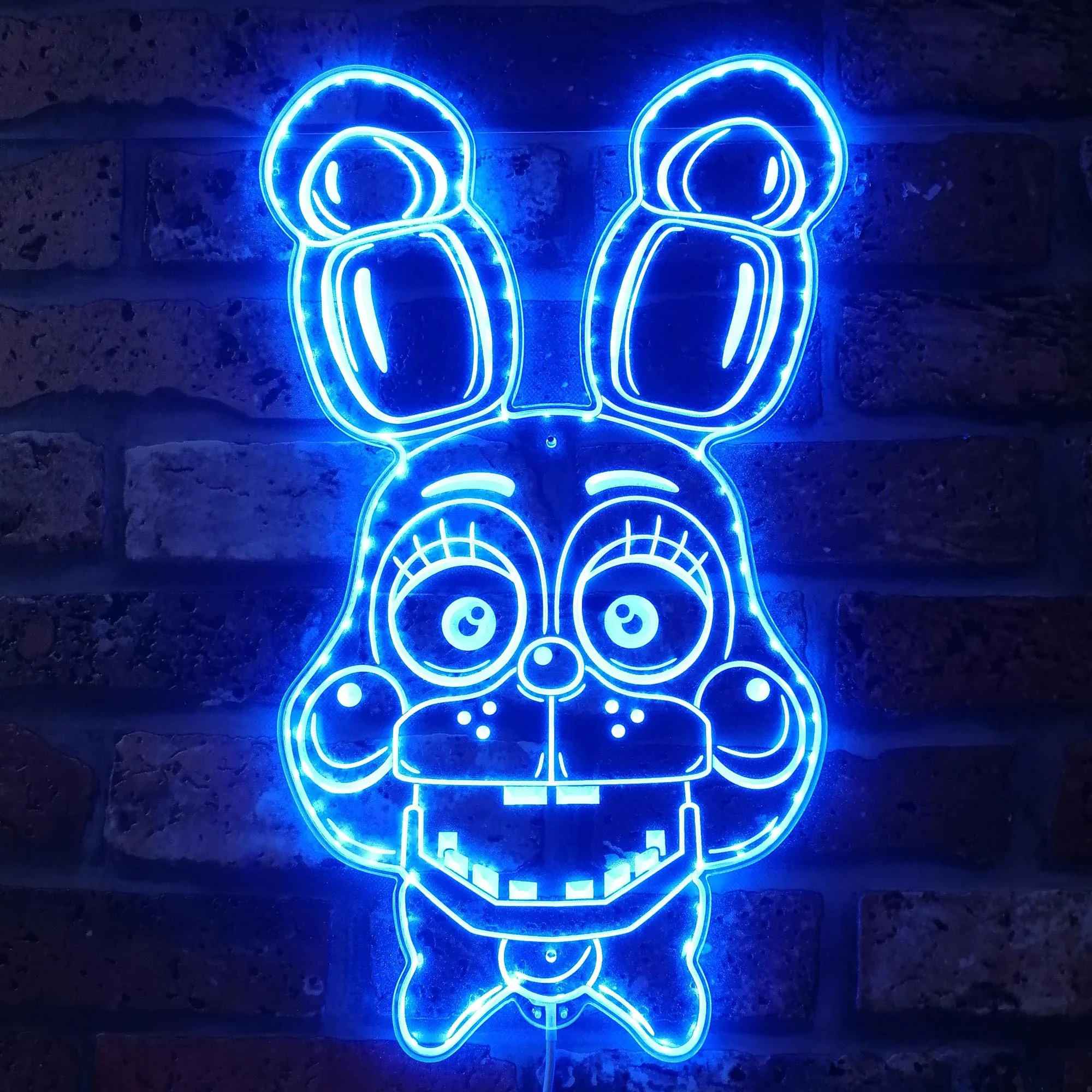 Five Nights af Freddy's Bonnie Neon LED Sign with Dynamic RGB Colors - Image 4