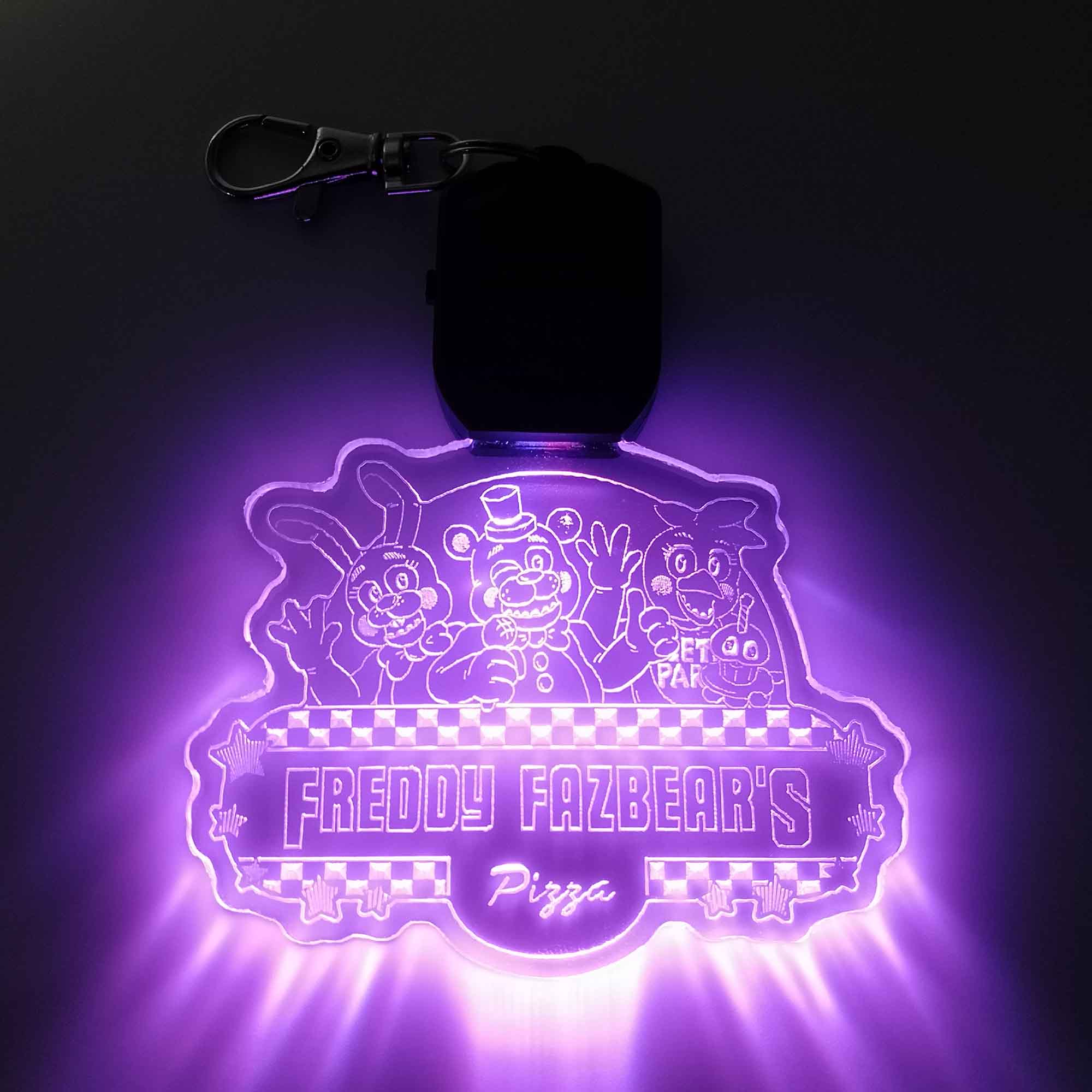Five Nights At Freddy's 2 LED Light Acrylic Keychain , Christmas Tree Ornament - Image 5