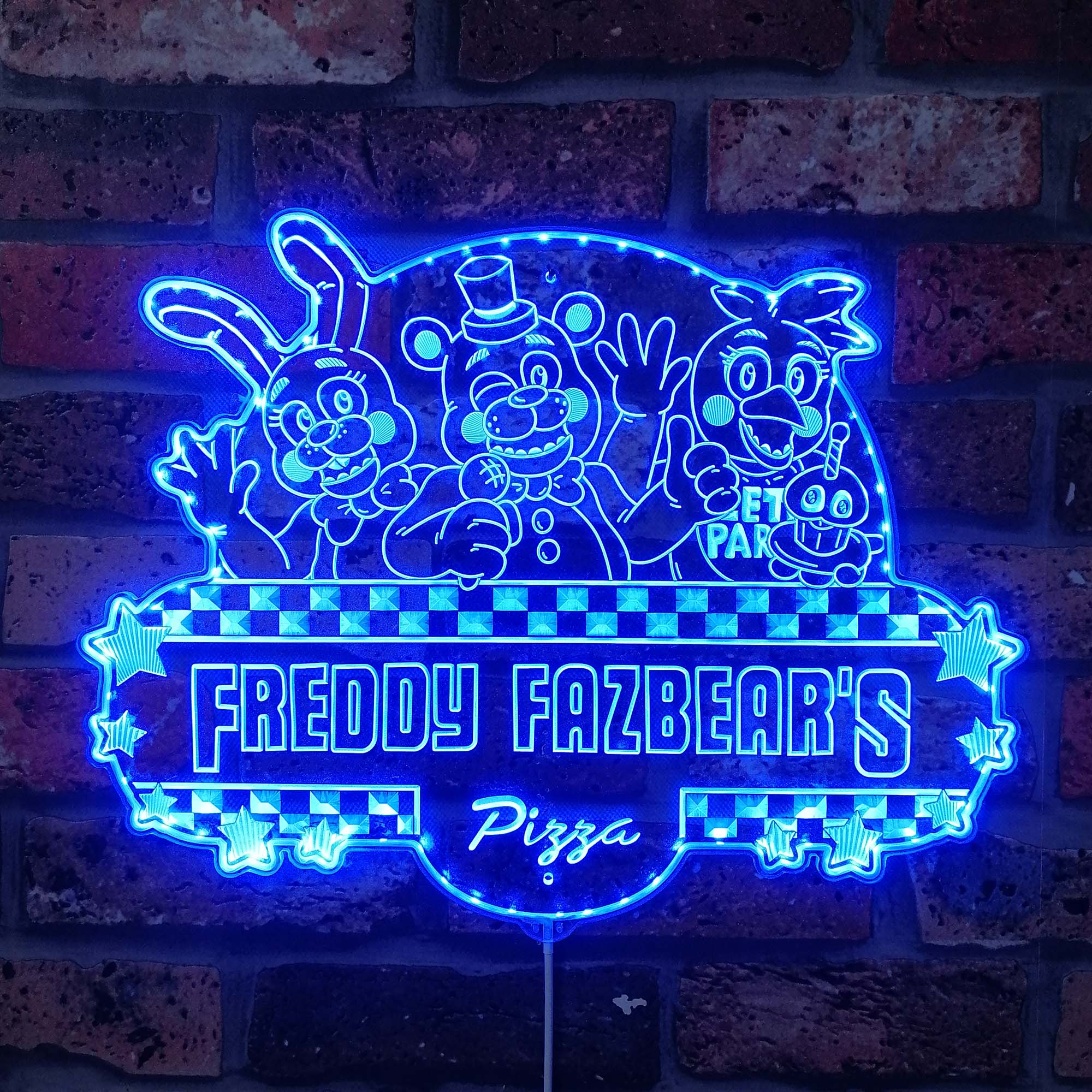 Five Nights at Freddy's 2 Neon LED Sign with Dynamic RGB Colors - Image 6