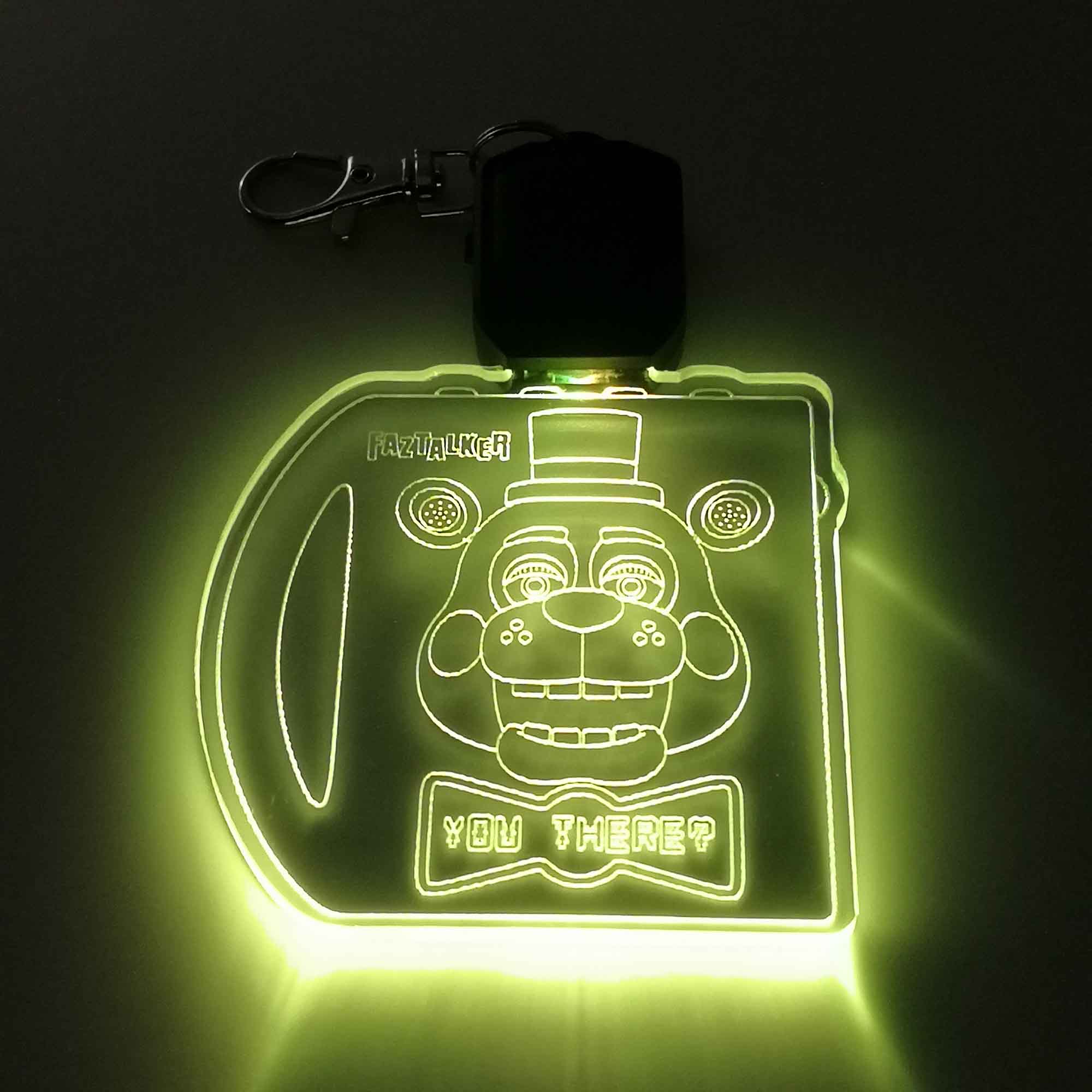 Five Nights At Freddy's Faztalker LED Light Acrylic Keychain , Christmas Tree Ornament - Image 3