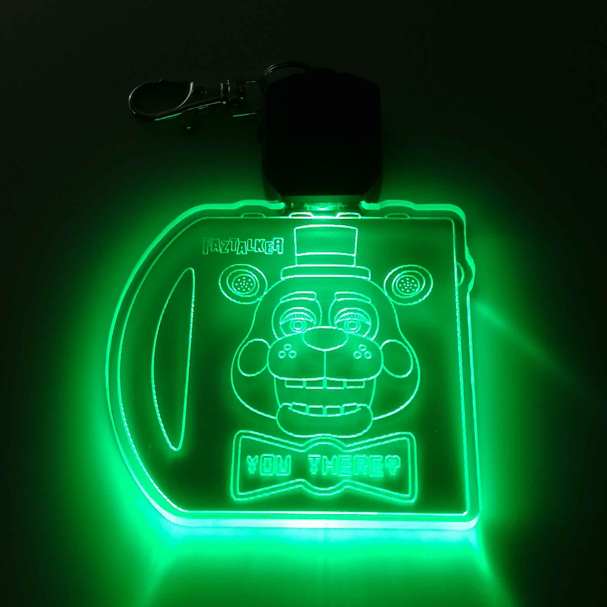 Five Nights At Freddy's Faztalker LED Light Acrylic Keychain , Christmas Tree Ornament - Image 4