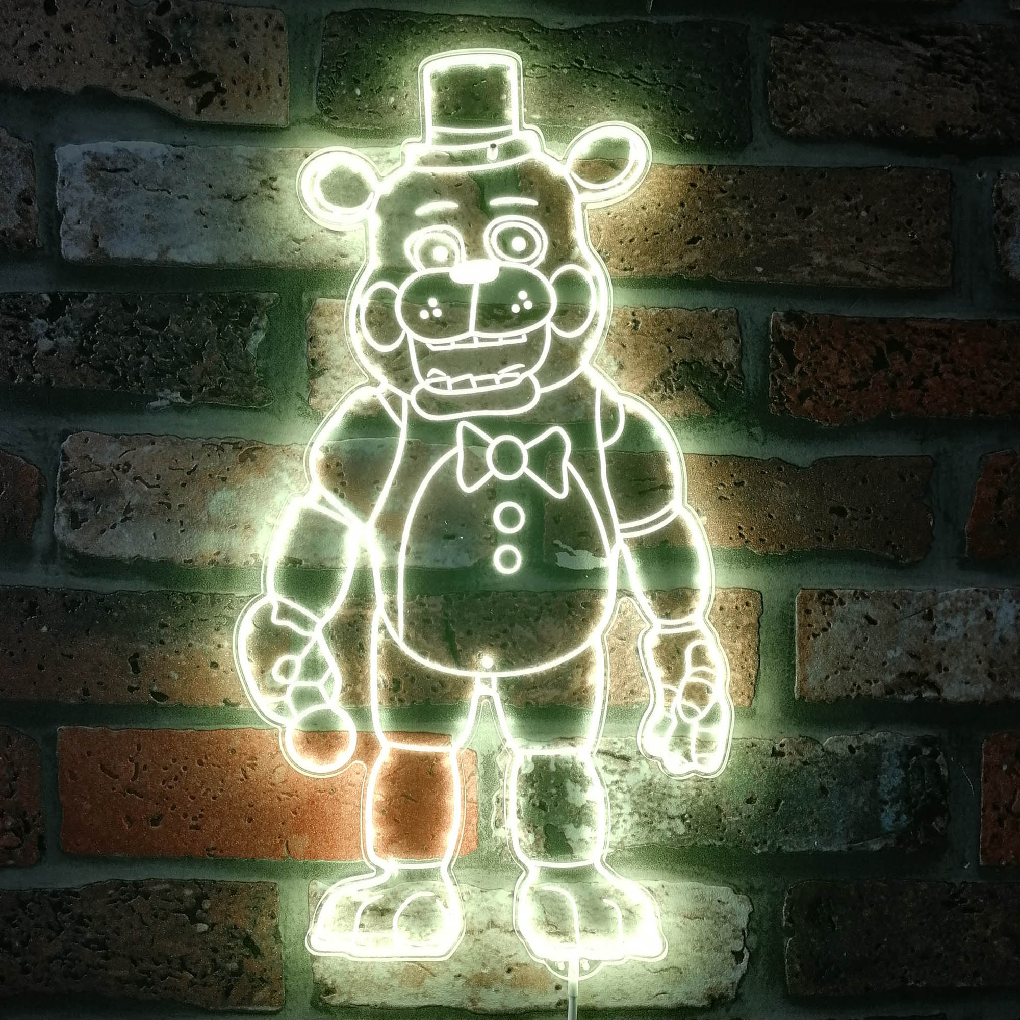 Five nights at Freddy's Freddy Neon LED Sign with Dynamic RGB Colors - Image 7