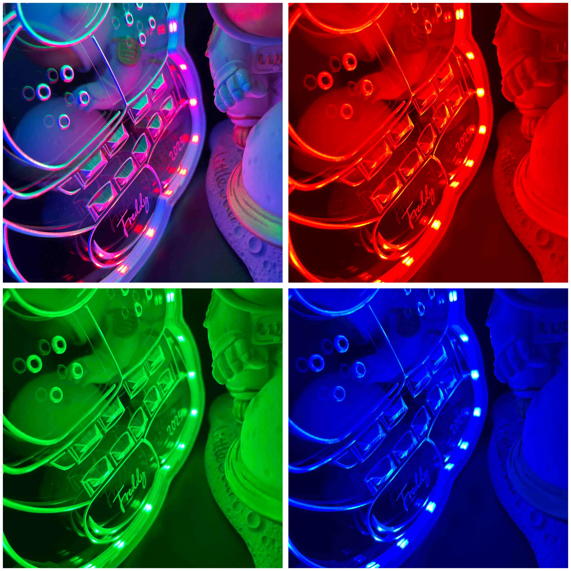 Five Nights At Freddy's Neon LED Sign with Dynamic RGB Colors Mirror Backing - Image 6