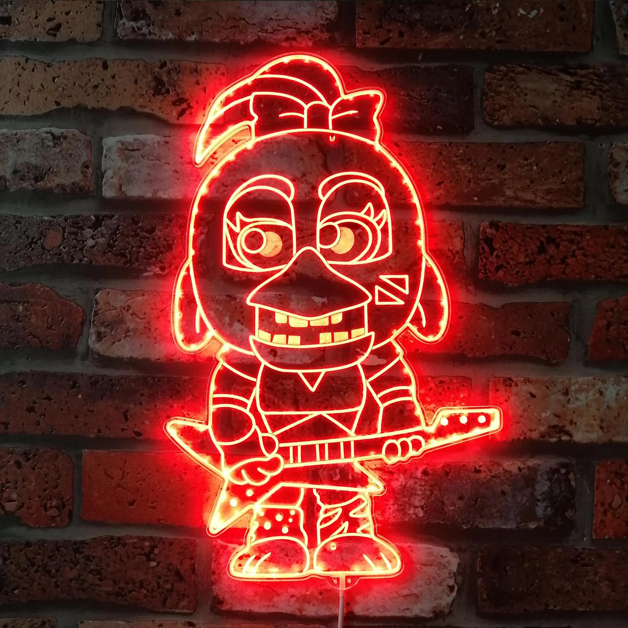 FNAF Chica Neon LED Sign with Dynamic RGB Colors - Image 3