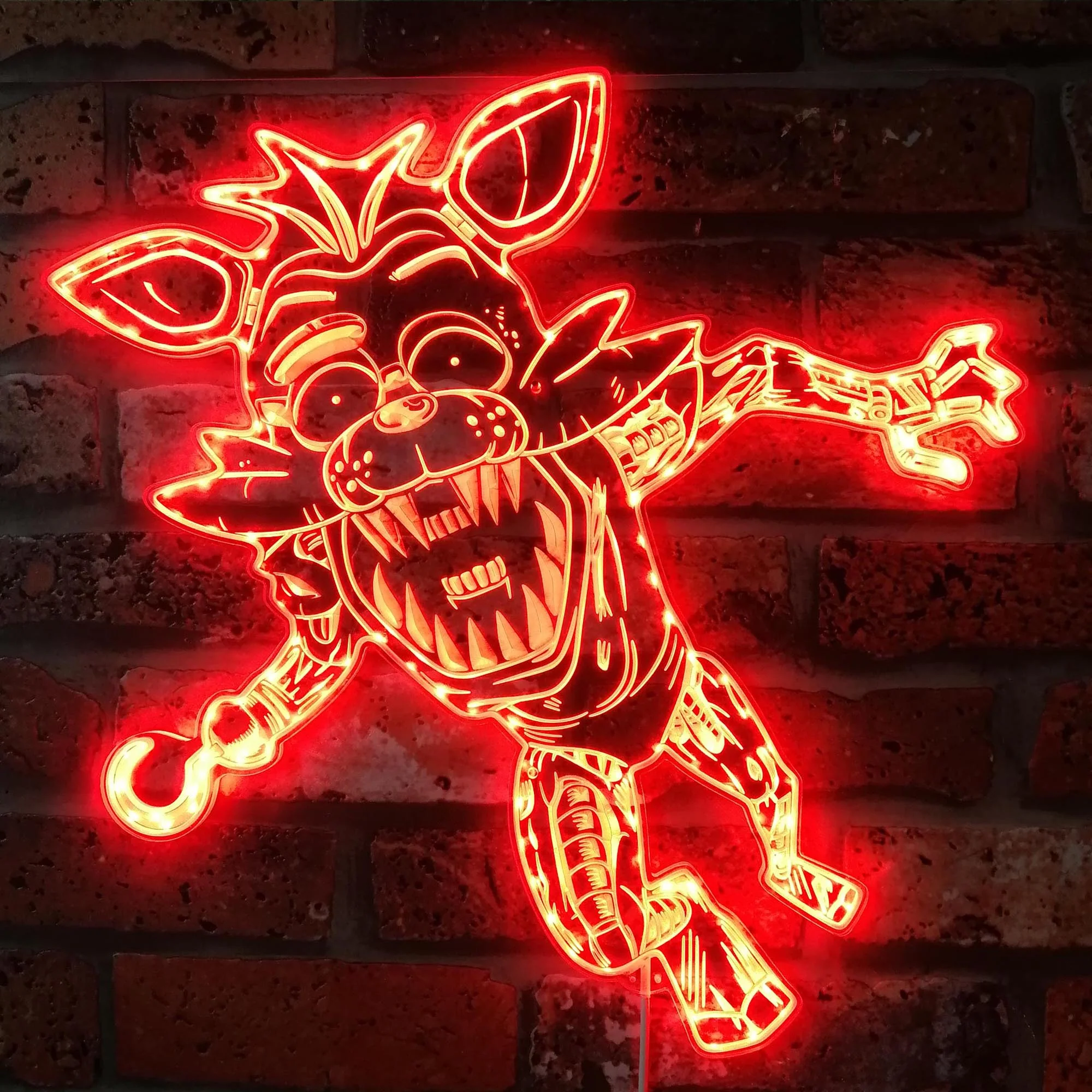 Five Nights at Freddy's Foxy RGB Edge Lit LED Sign - Image 3