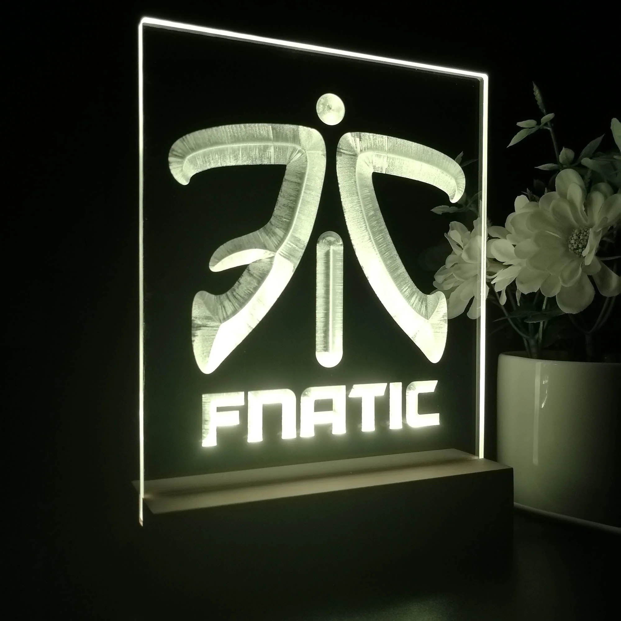 Fnatic Team 3D Illusion Night Light Desk Lamp - Image 5