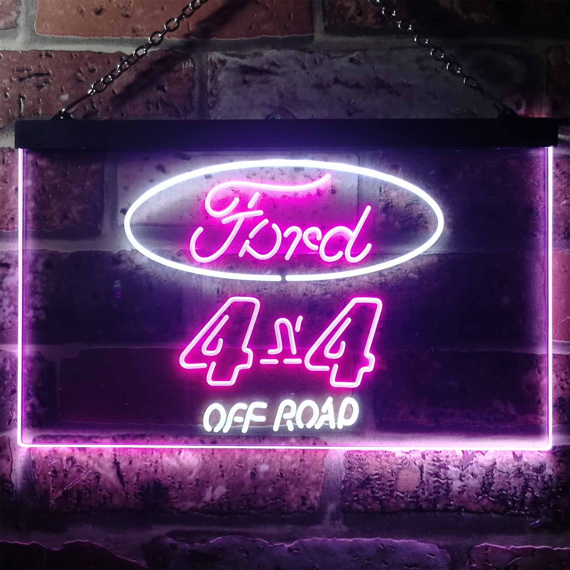 Ford 4x4 Off-road Jeep Neon-Like LED Sign