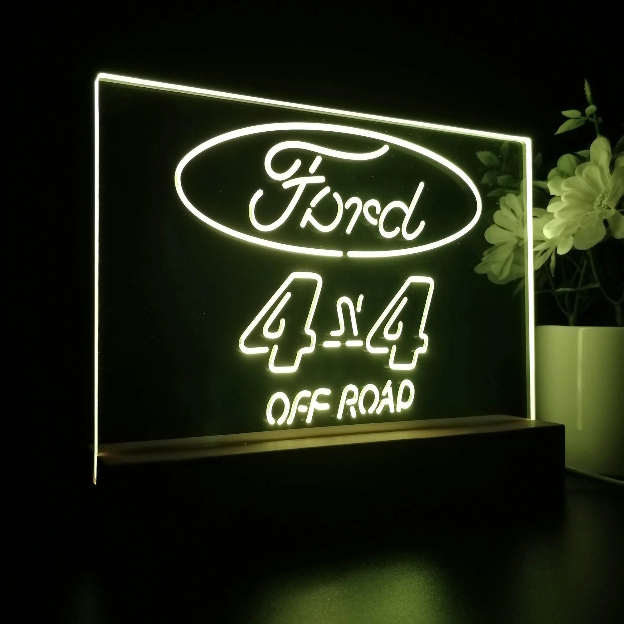 Ford 4x4 Off-road Jeep 3D Illusion Night Light Desk Lamp - Image 7