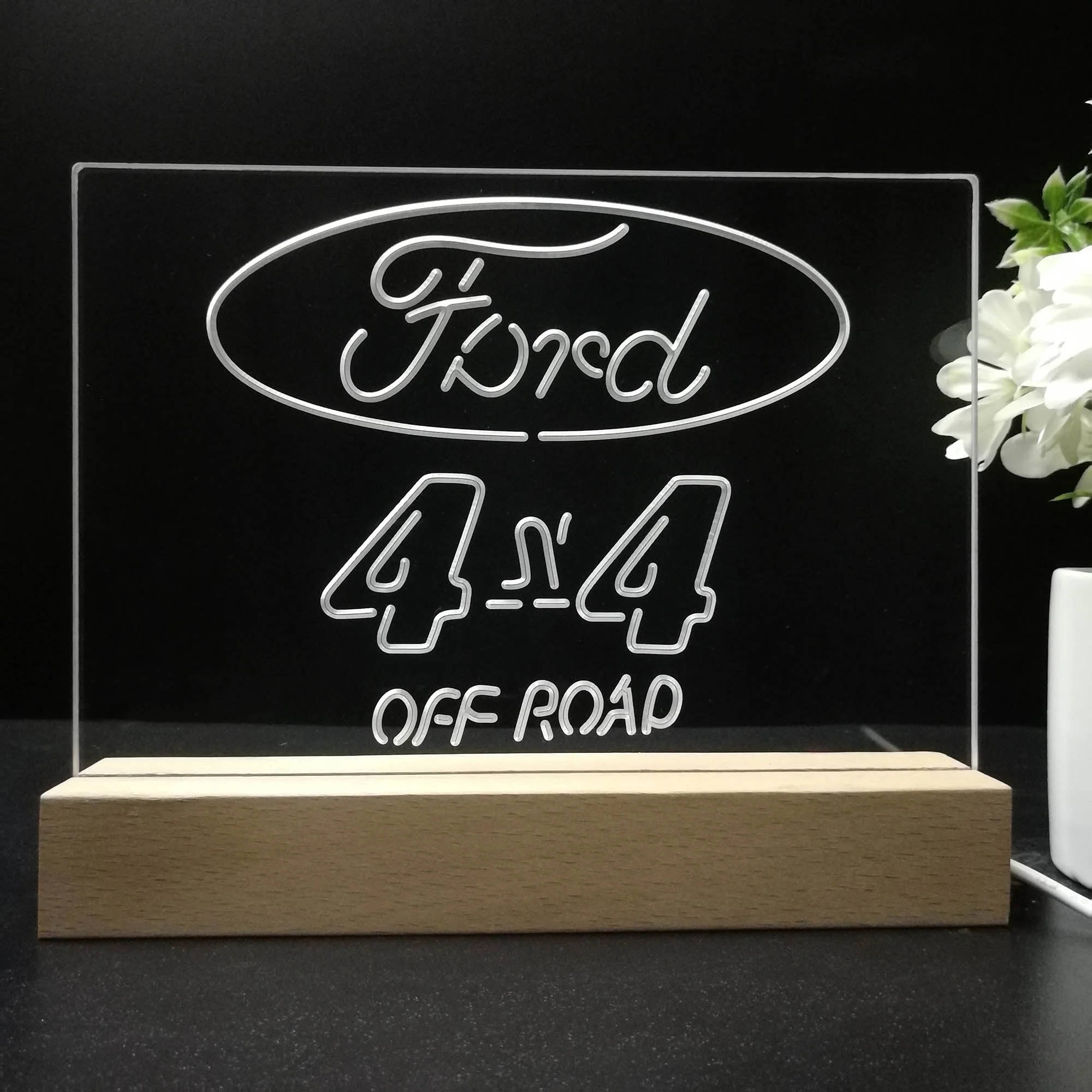 Ford 4x4 Off-road Jeep 3D Illusion Night Light Desk Lamp - Image 8
