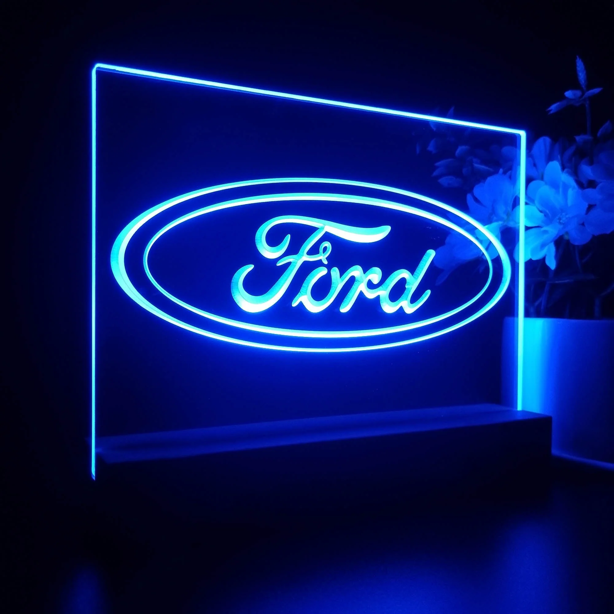 Ford car Transport Bar 3D Illusion Night Light Desk Lamp - Image 6