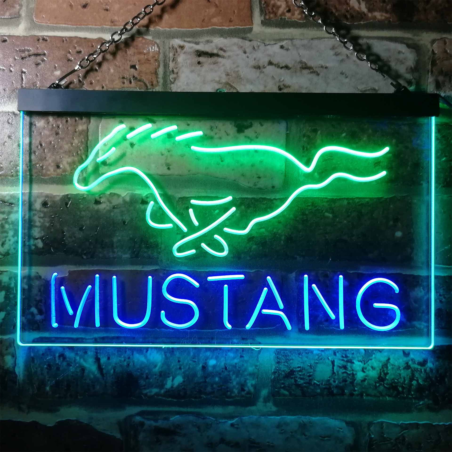 Ford Mustang Car Neon-Like LED Sign - Image 10