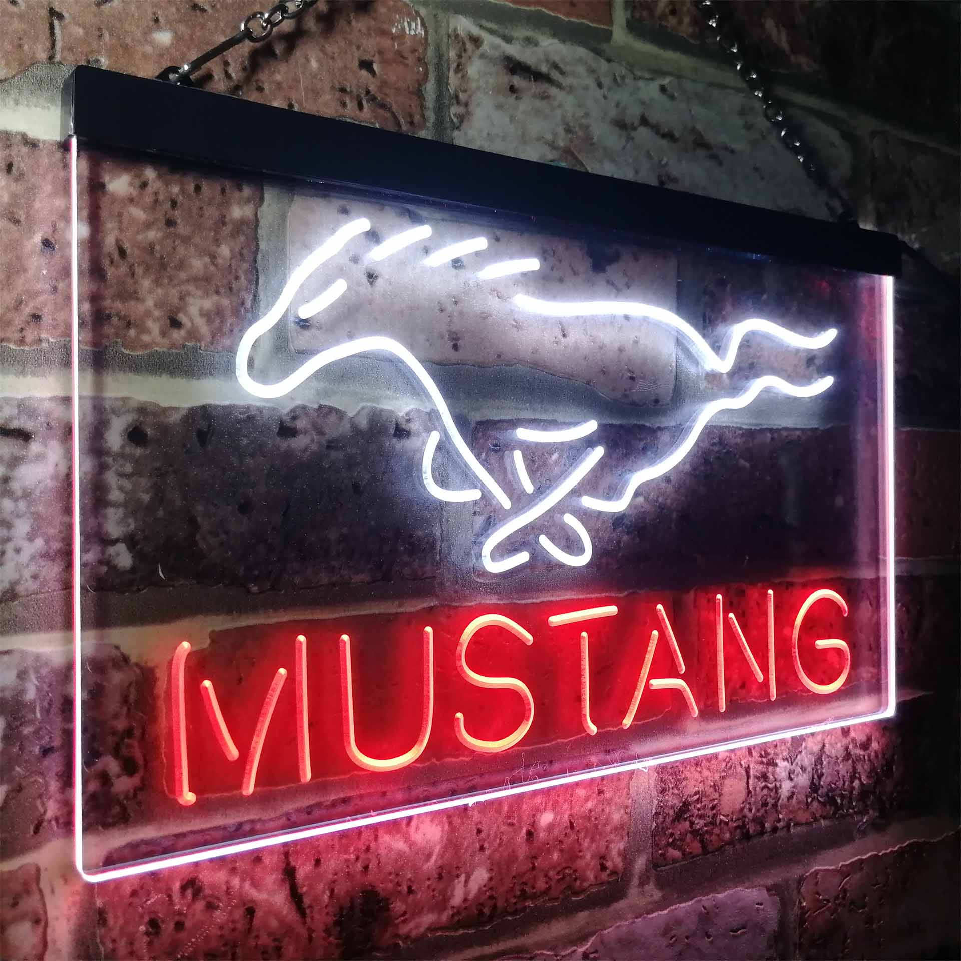 Ford Mustang Car Neon-Like LED Sign - Image 14
