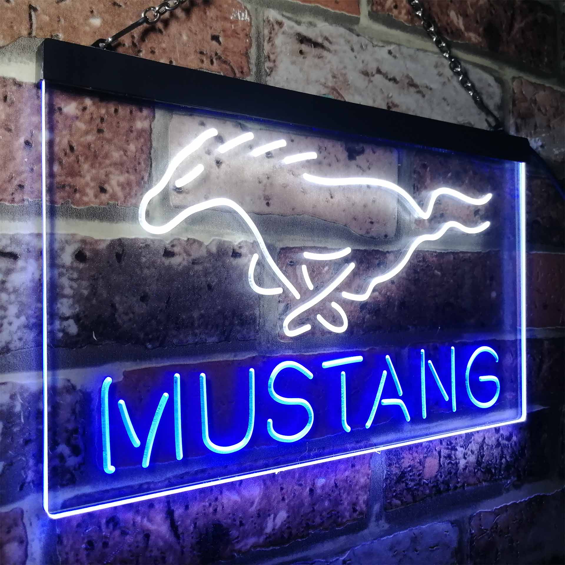 Ford Mustang Car Neon-Like LED Sign - Image 16