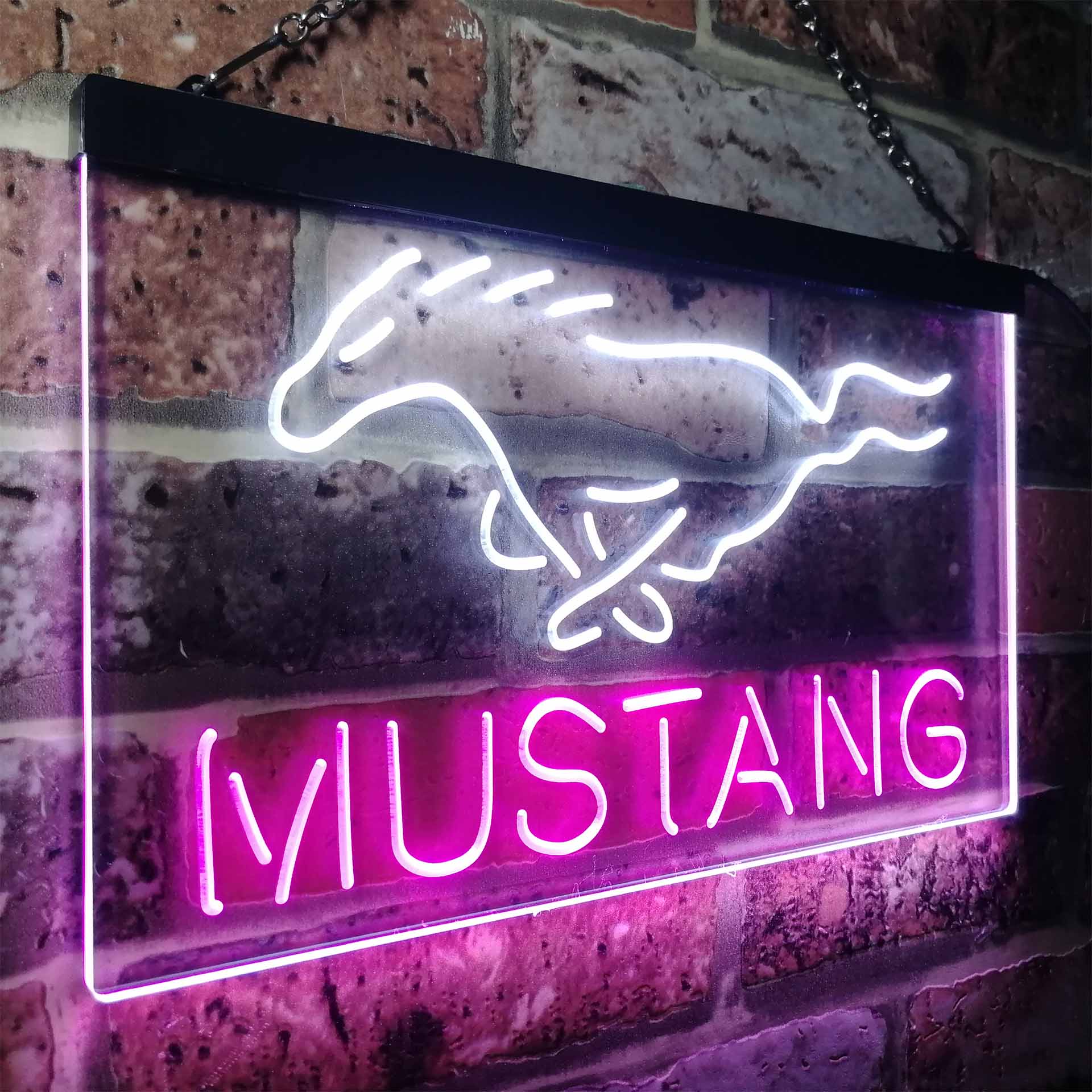 Ford Mustang Car Neon-Like LED Sign - Image 24