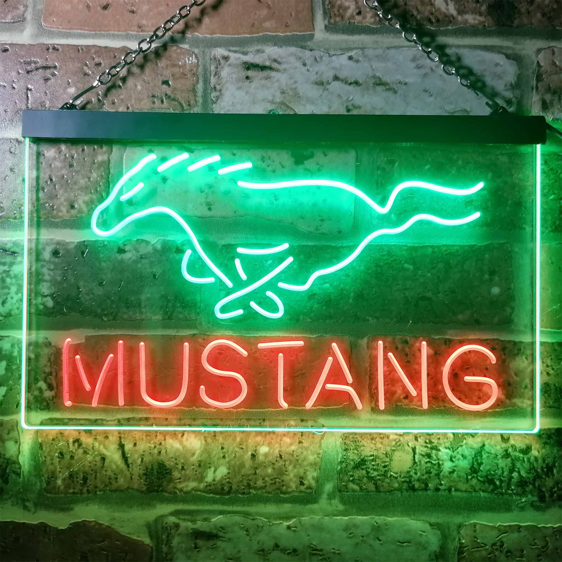 Ford Mustang Car Neon-Like LED Sign - Image 8