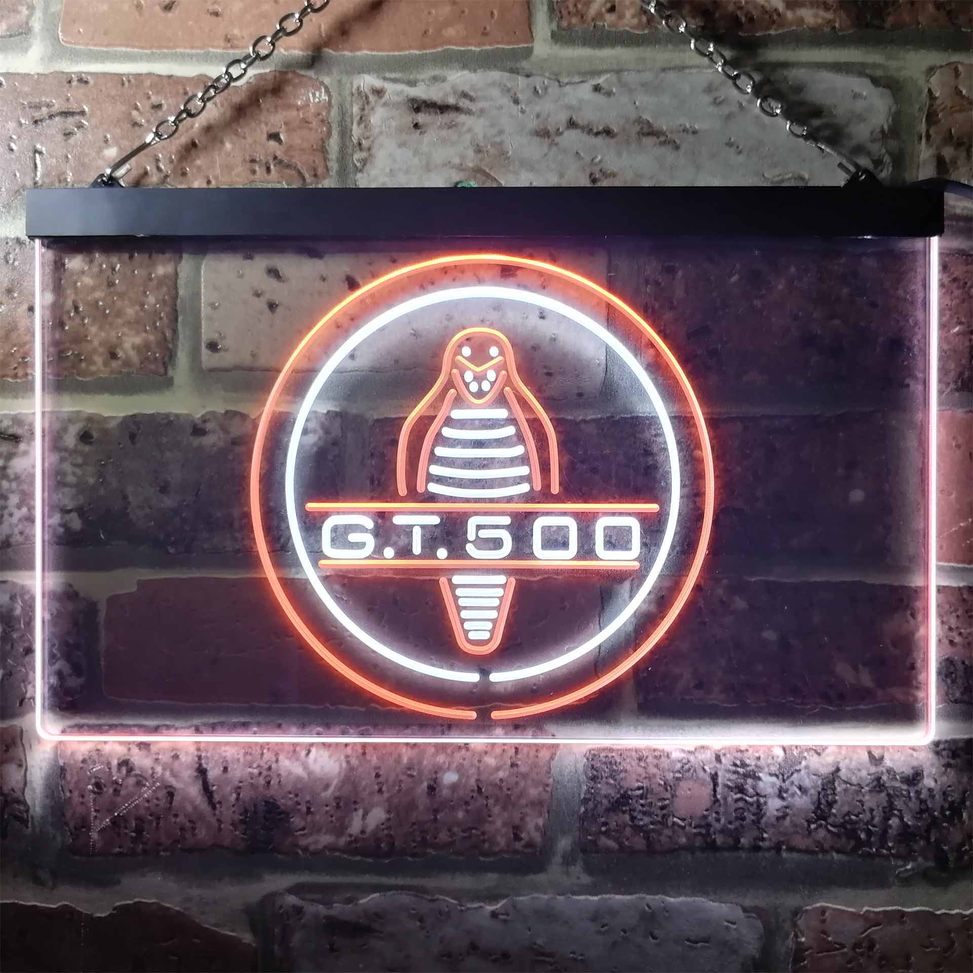 Ford Mustang Shelby Cobra GT 500 Neon-Like LED Sign - Image 3