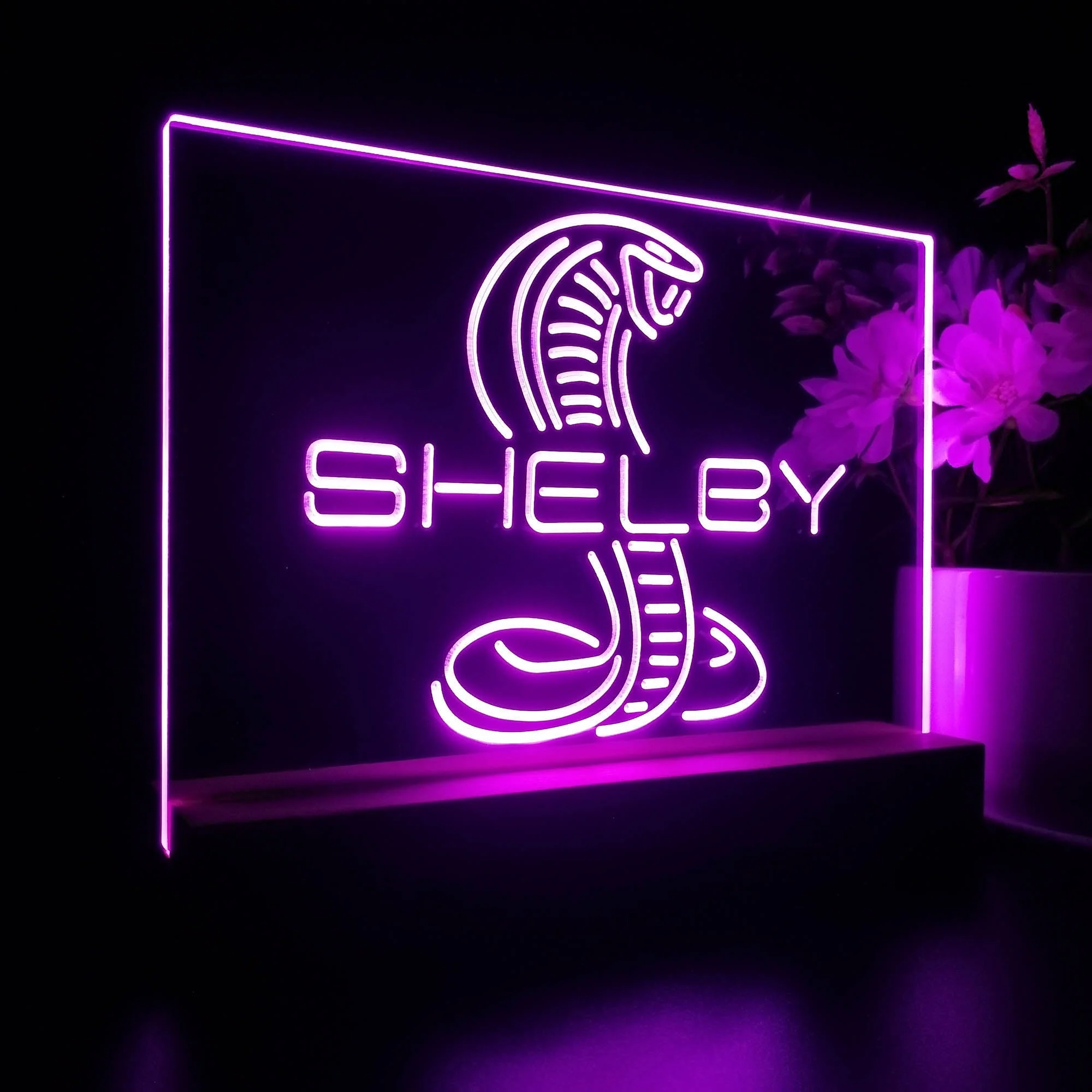 Ford Shelby Car 3D Illusion Night Light Desk Lamp - Image 7