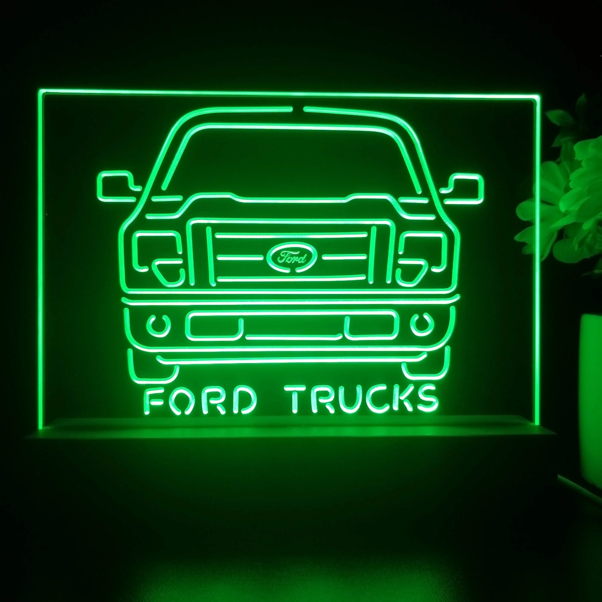 Ford Truck 3D Illusion Night Light Desk Lamp - Image 2